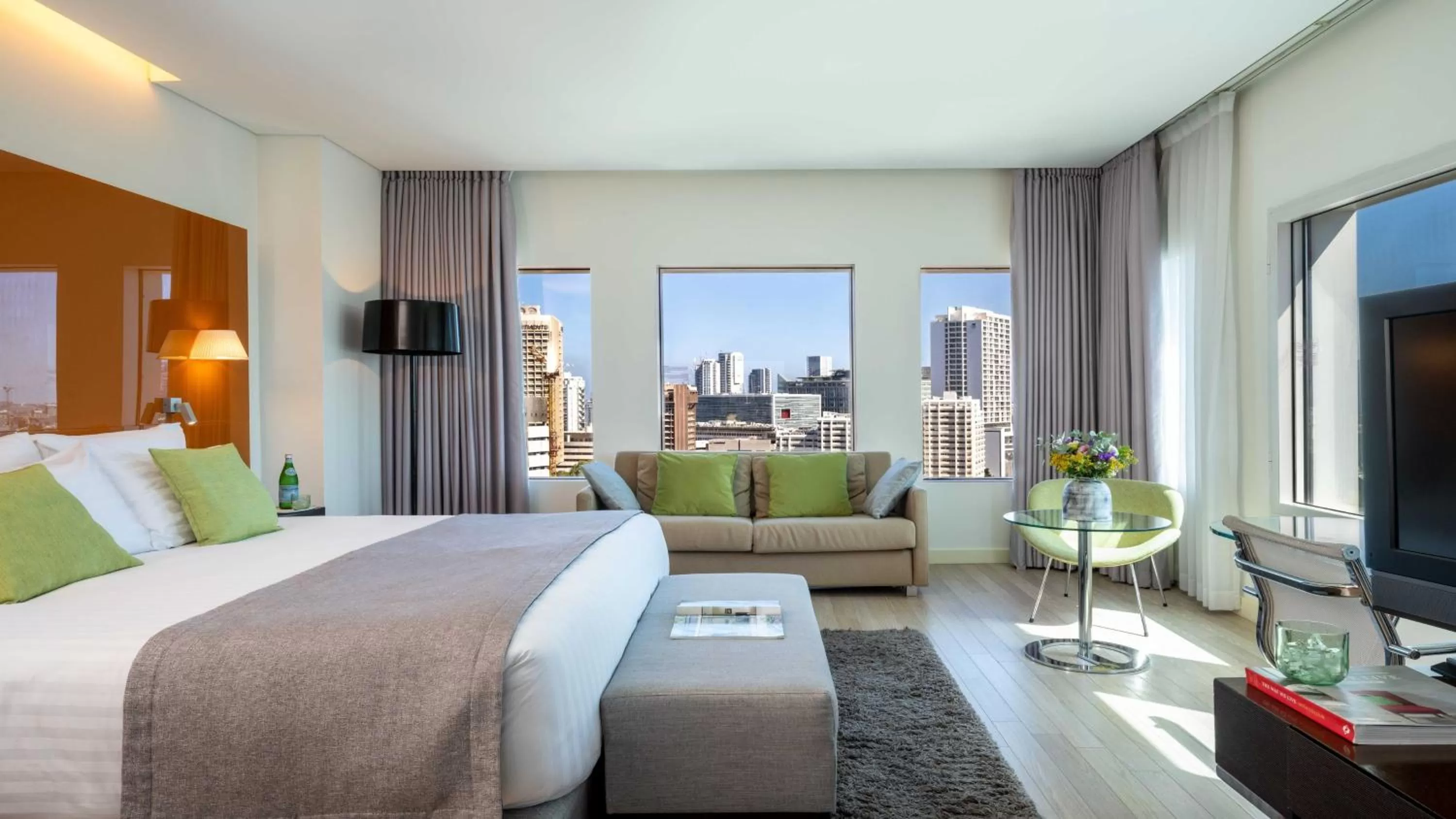 Photo of the whole room, Bed in Crowne Plaza Tel Aviv City Center by IHG