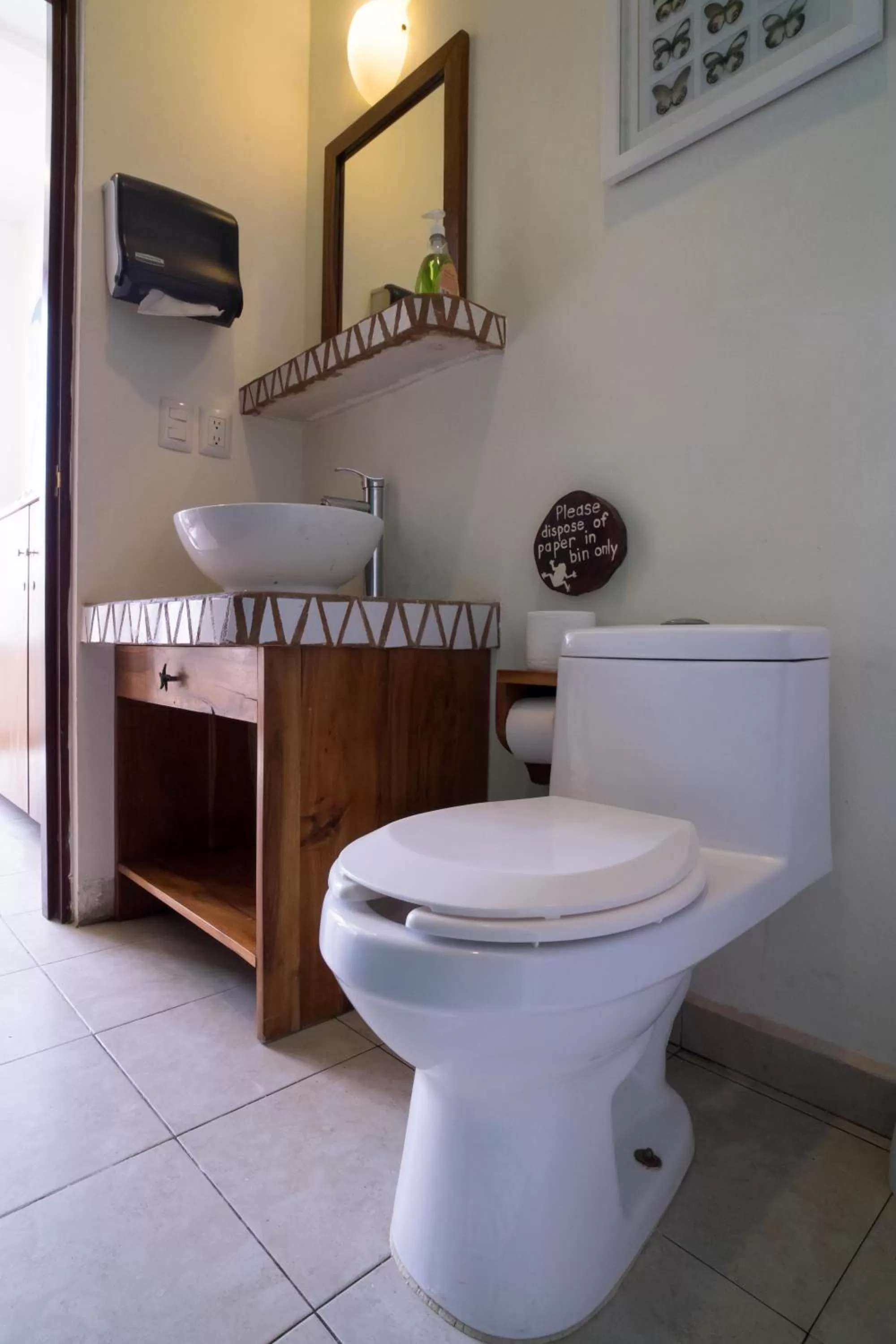 Bathroom in La Palmita Budget Boutique Hotel