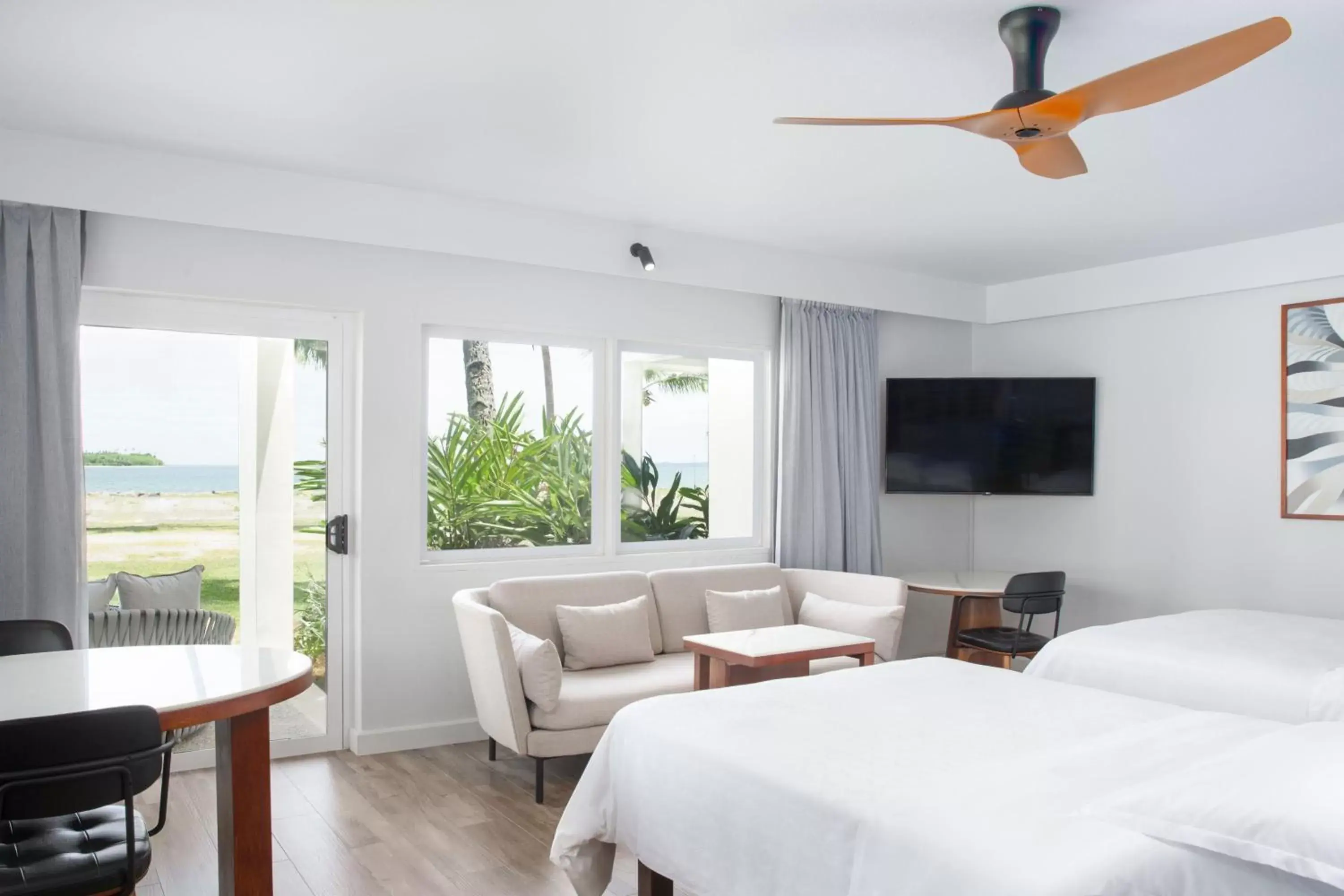 Larger Studio, 2 Double, Oceanfront in Sheraton Fiji Golf & Beach Resort Larger Studio, 2 Double, Oceanfront in Sheraton Fiji Golf & Beach Resort