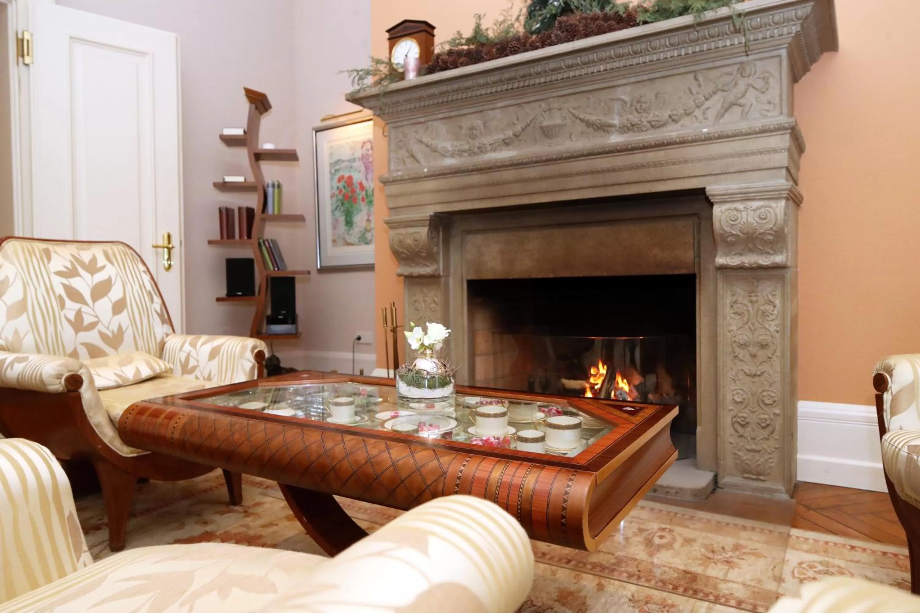 Communal lounge/ TV room in Villa Hammerschmiede