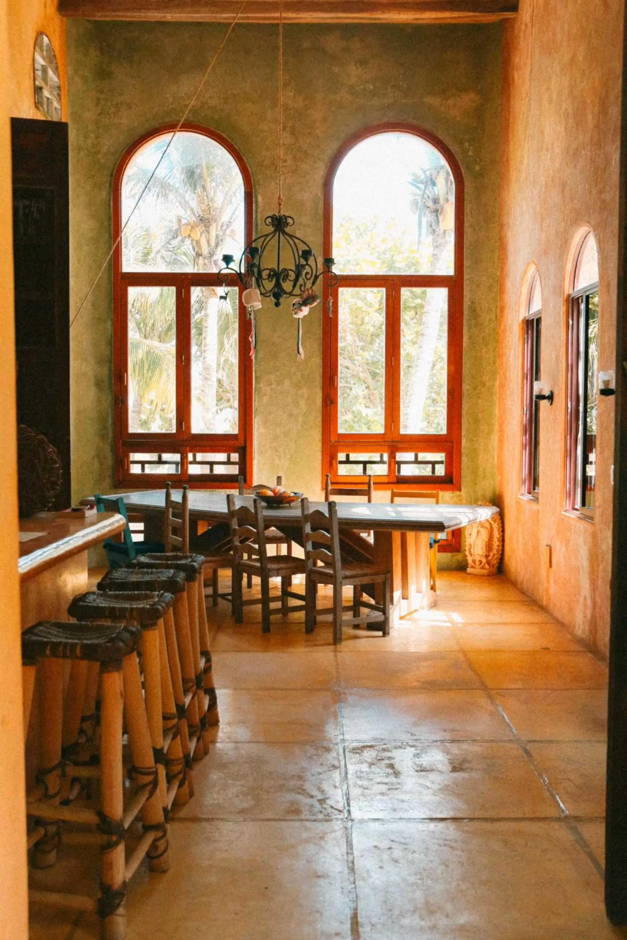 Dining area in Zamas Hotel