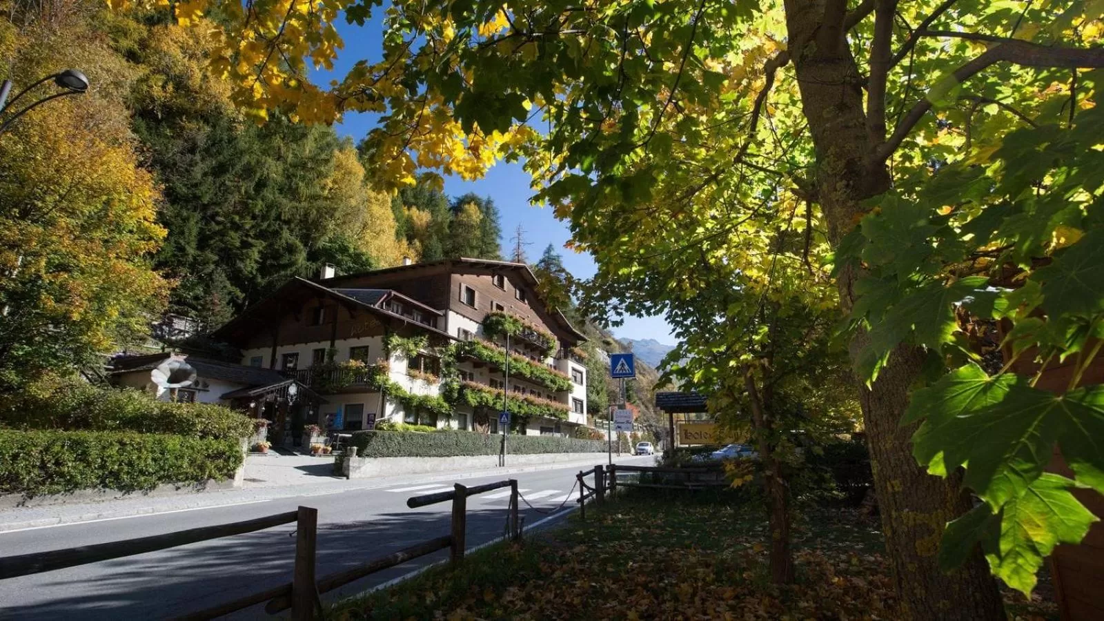 Property building in Hotel Daniela