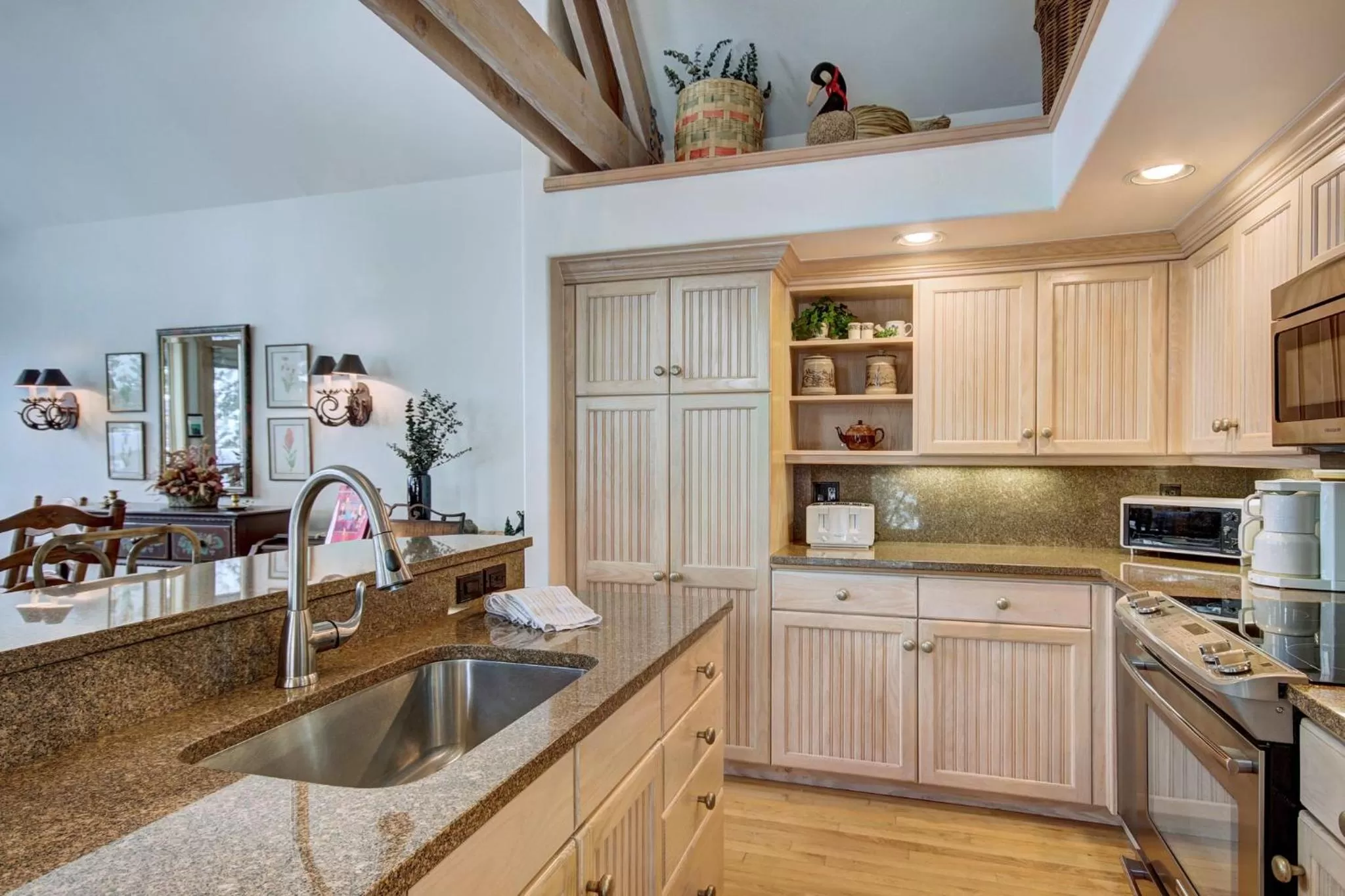 Living room in The Pines Lodge, a RockResort, by Vail Resorts