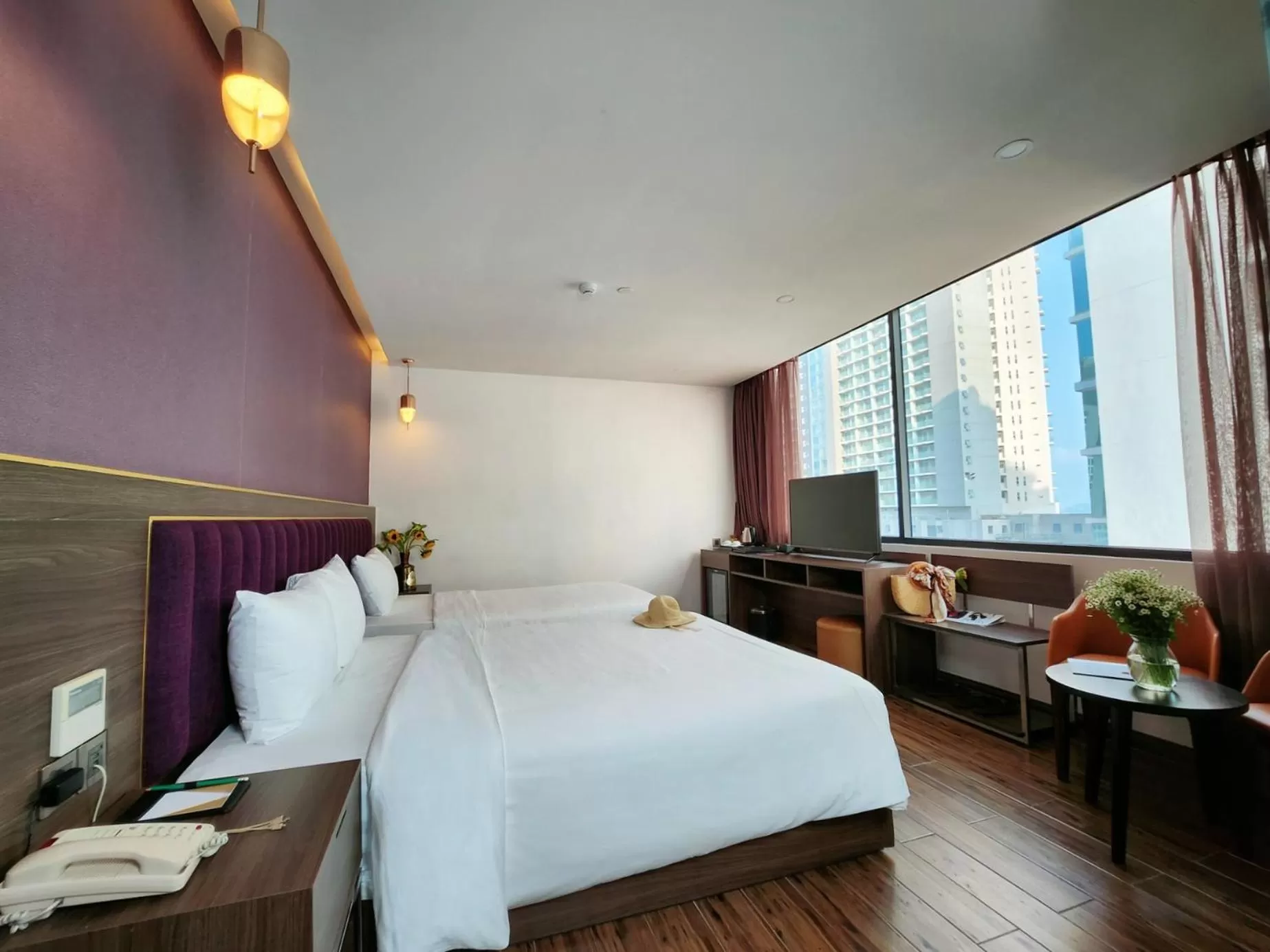 Photo of the whole room, Bed in V Hotel Nha Trang