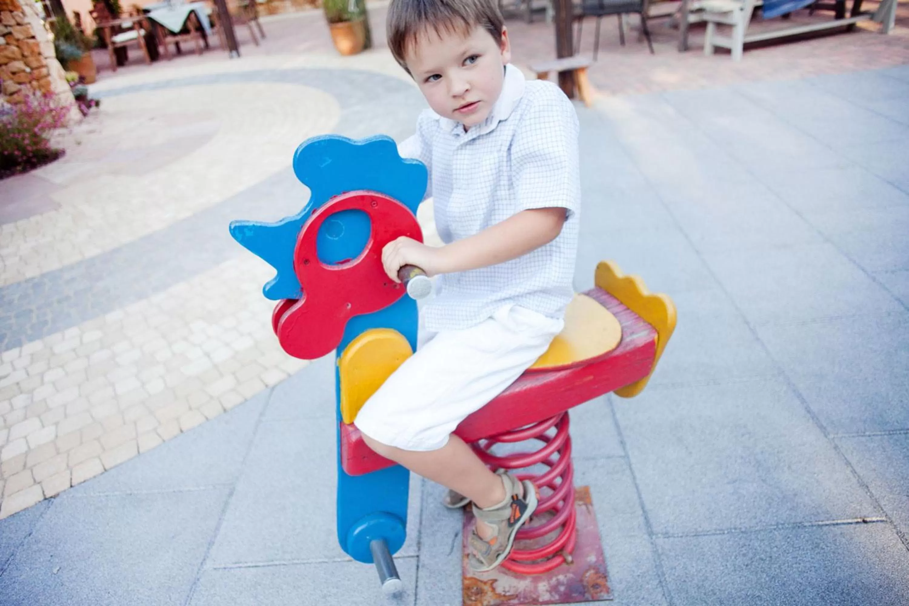 Children play ground in Złoty Lin