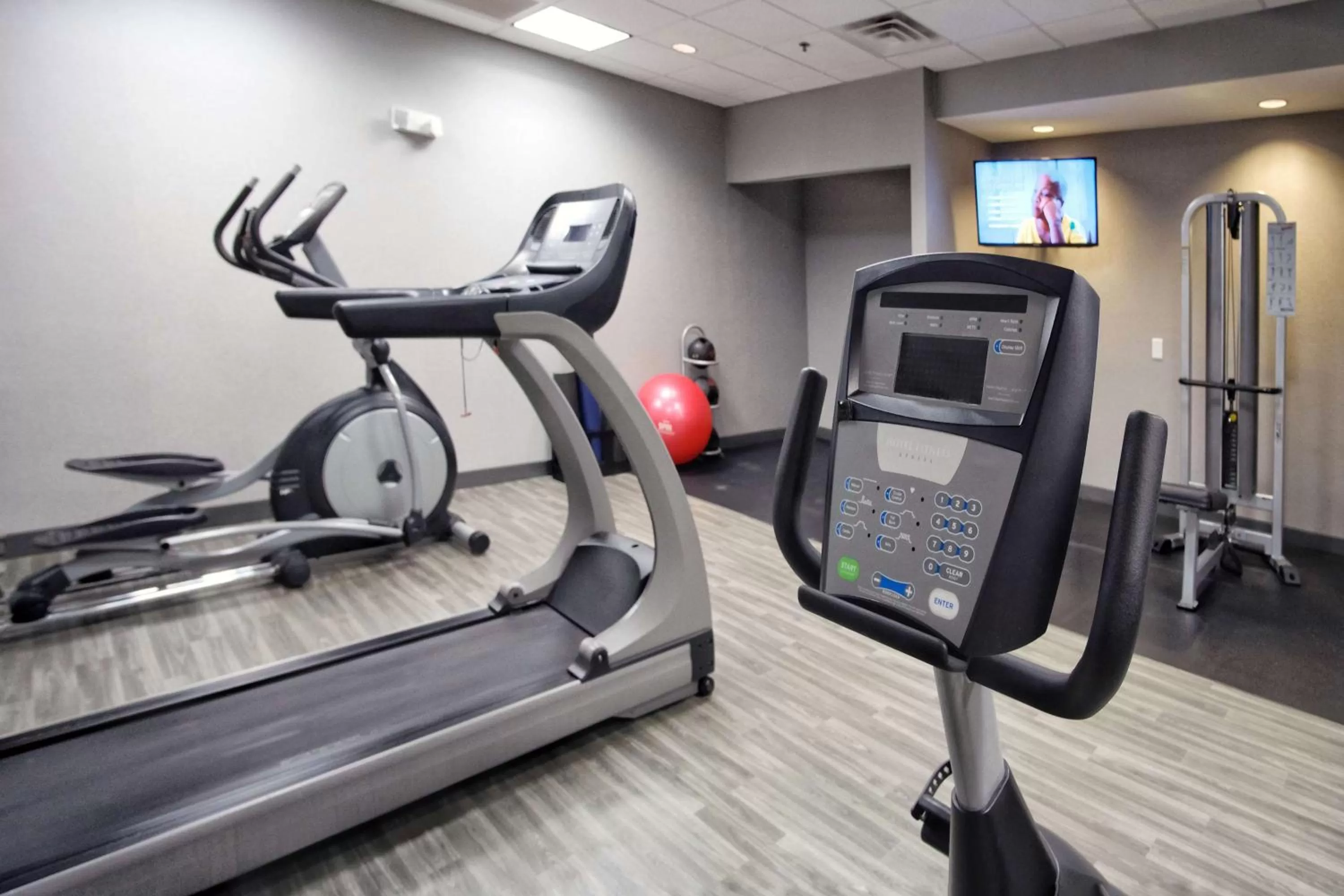 Fitness centre/facilities in Hampton Inn Oklahoma City/Yukon