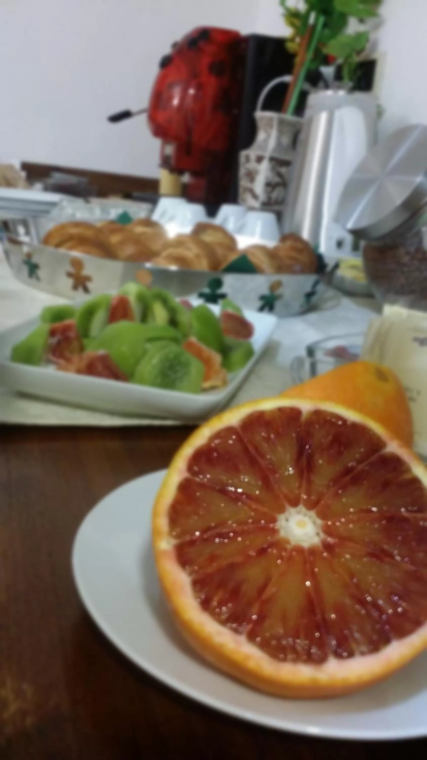 Communal kitchen in B&B Sicily Luxury