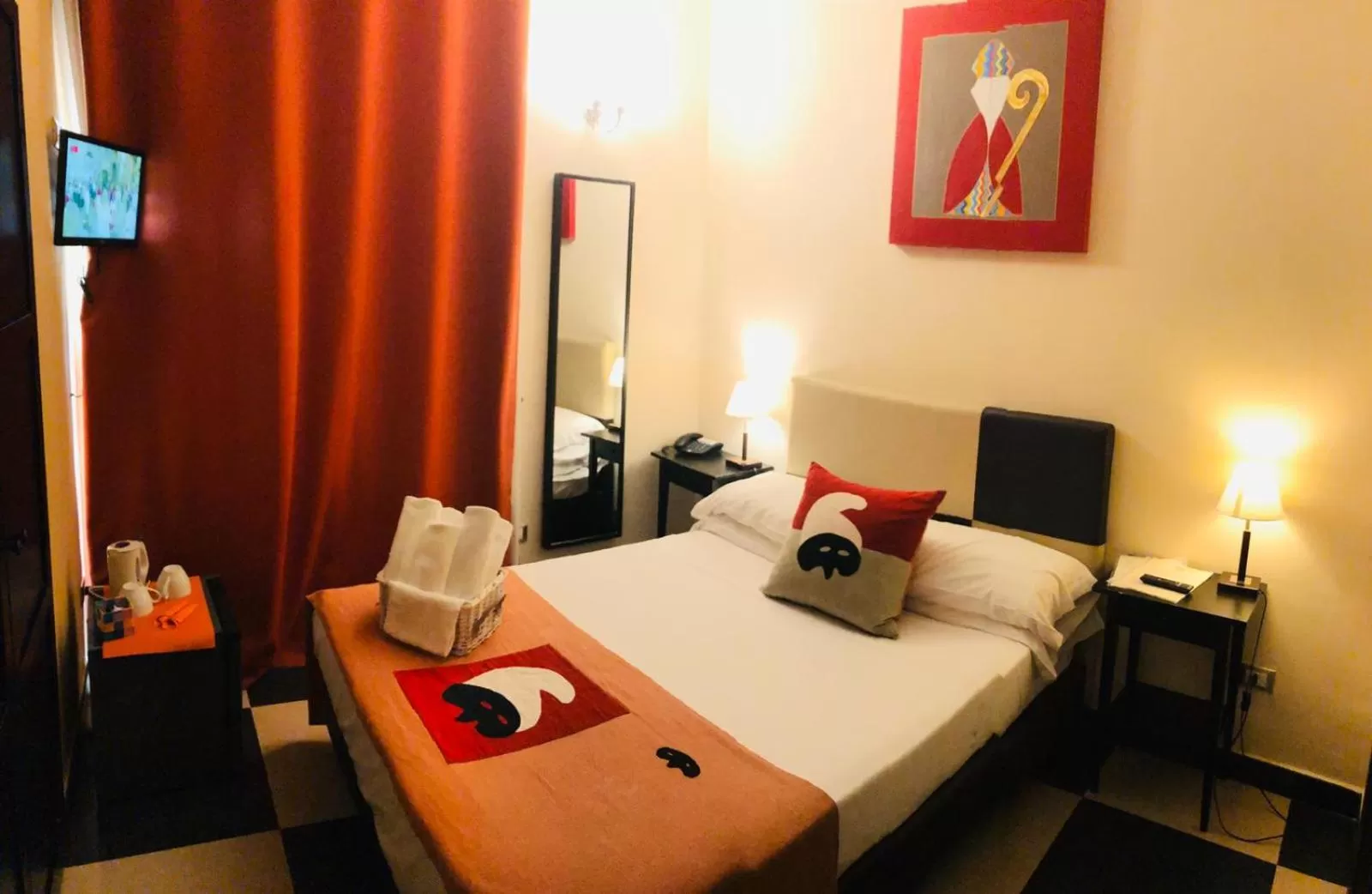 Bed in Hotel Plebiscito Aparthotel