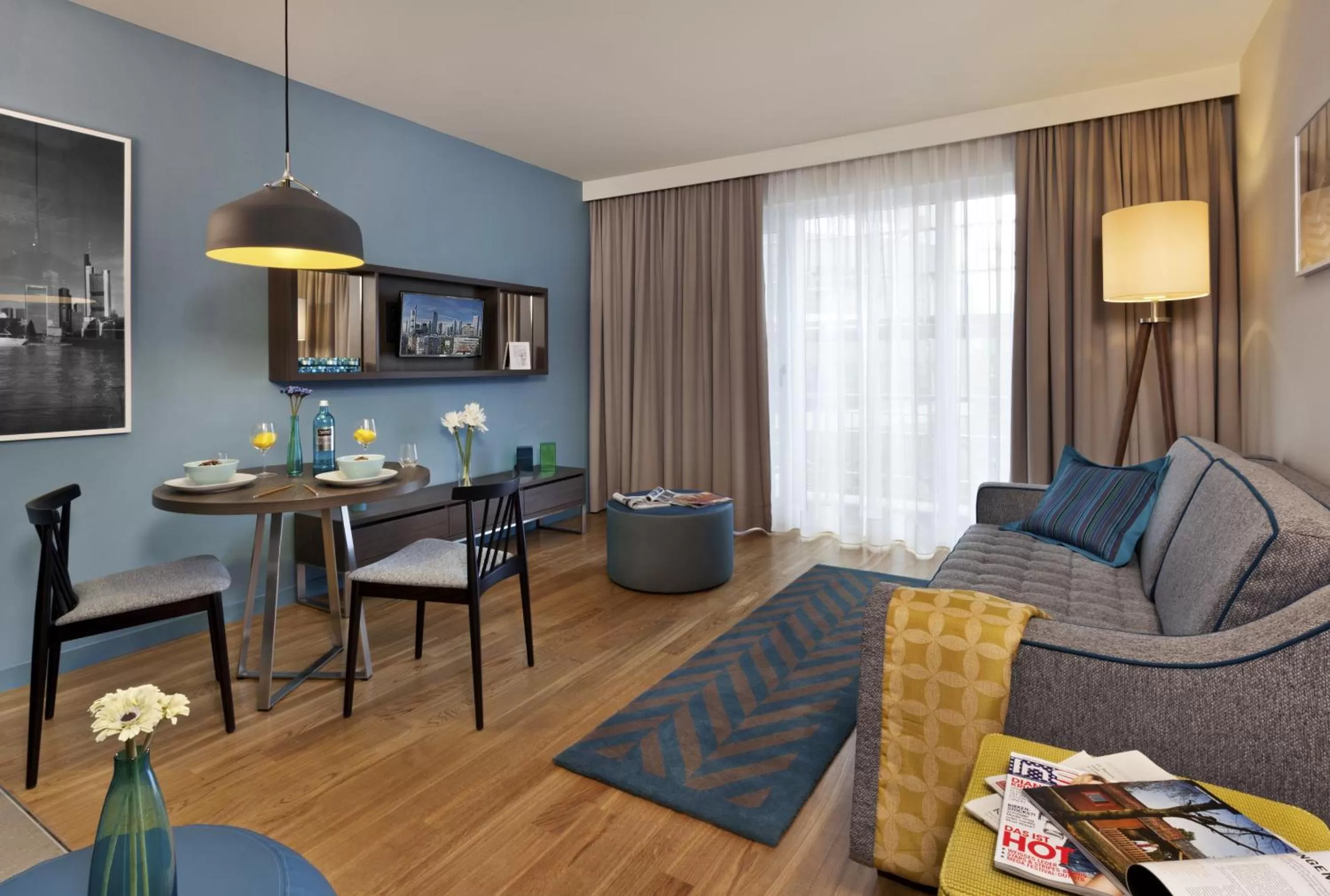 Seating area in Citadines City Centre Frankfurt