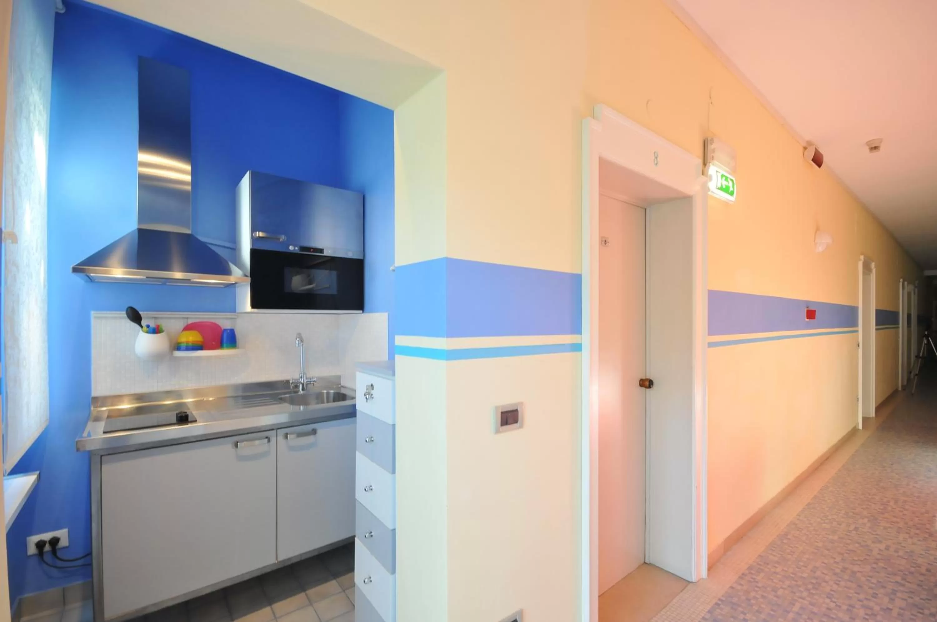 Kitchen or kitchenette in Hotel Massimo