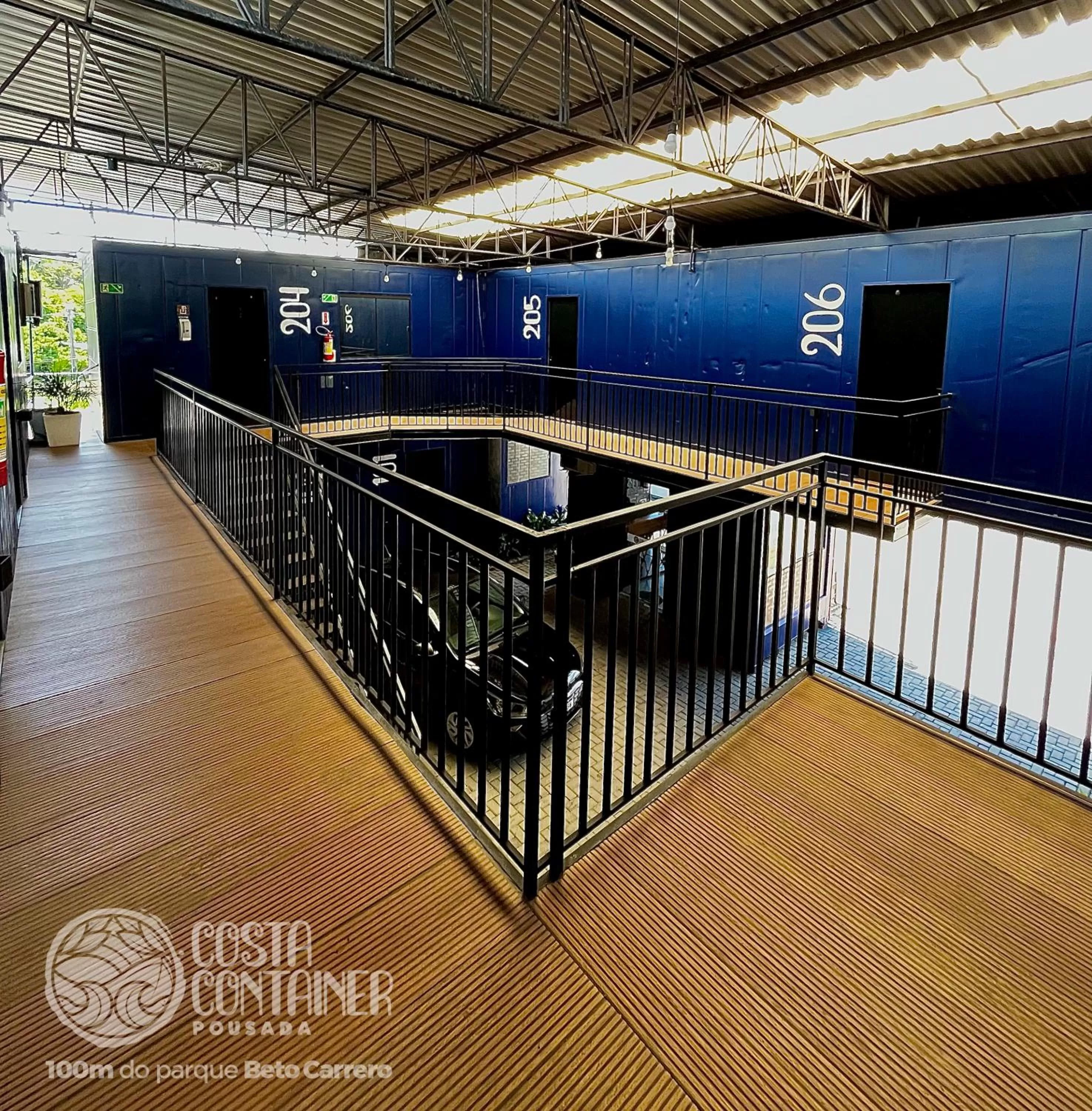 Lobby or reception in Pousada Costa Container