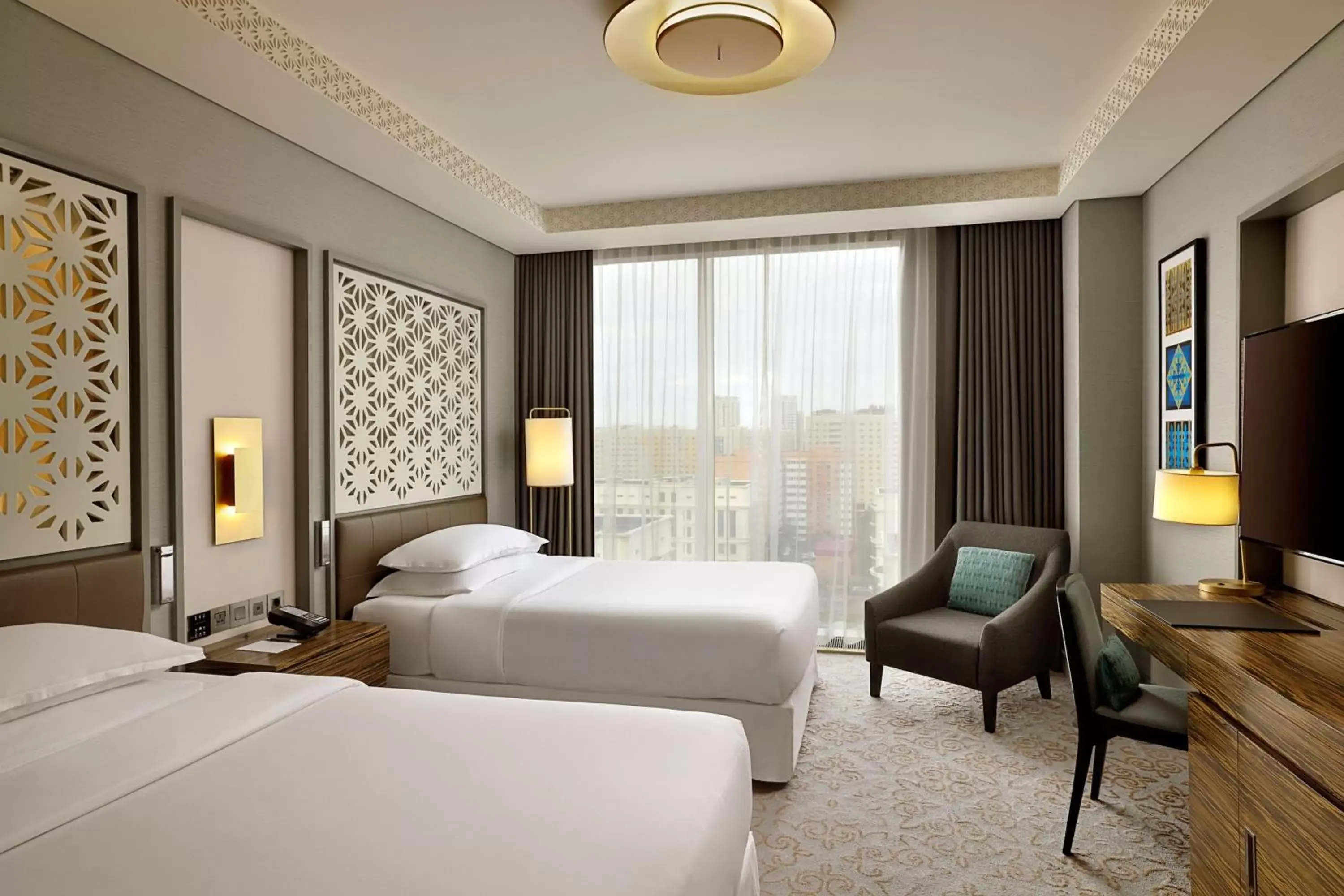 Club room, 2 double beds with lounge access in Sheraton Astana Hotel Club room, 2 double beds with lounge access in Sheraton Astana Hotel