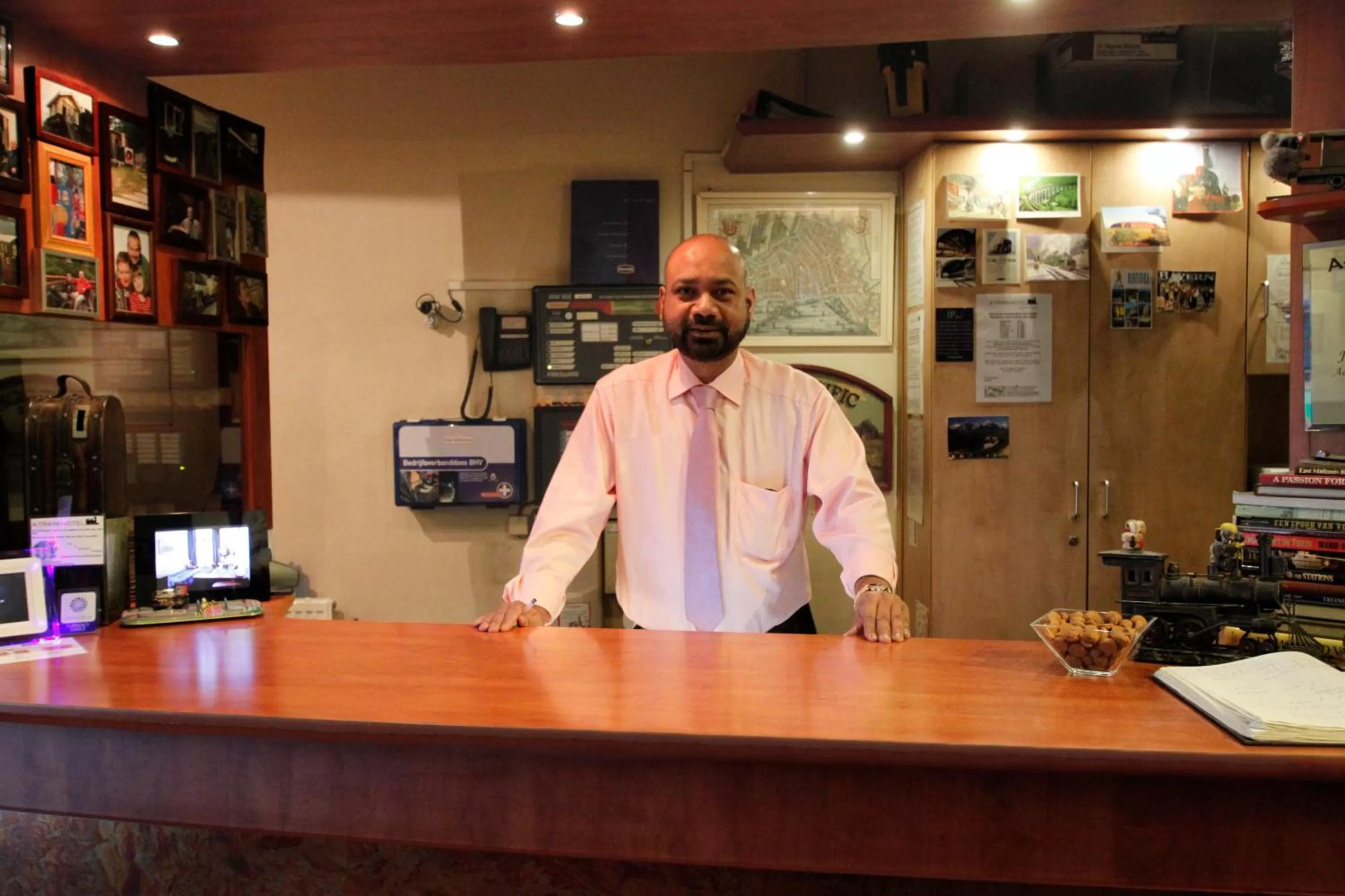 People in A-Train Hotel