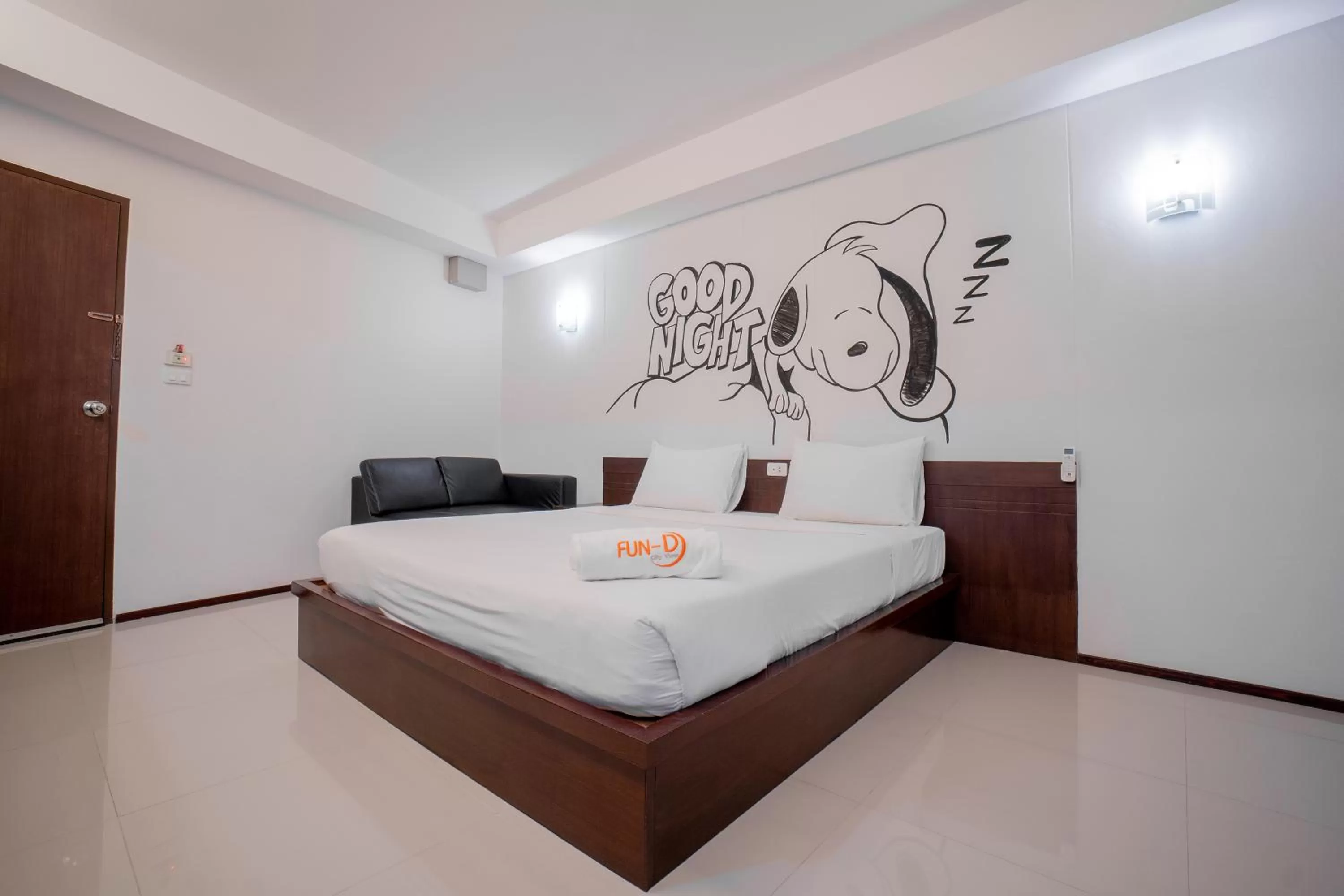 Bedroom, Bed in Fun-D City View SHA Plus