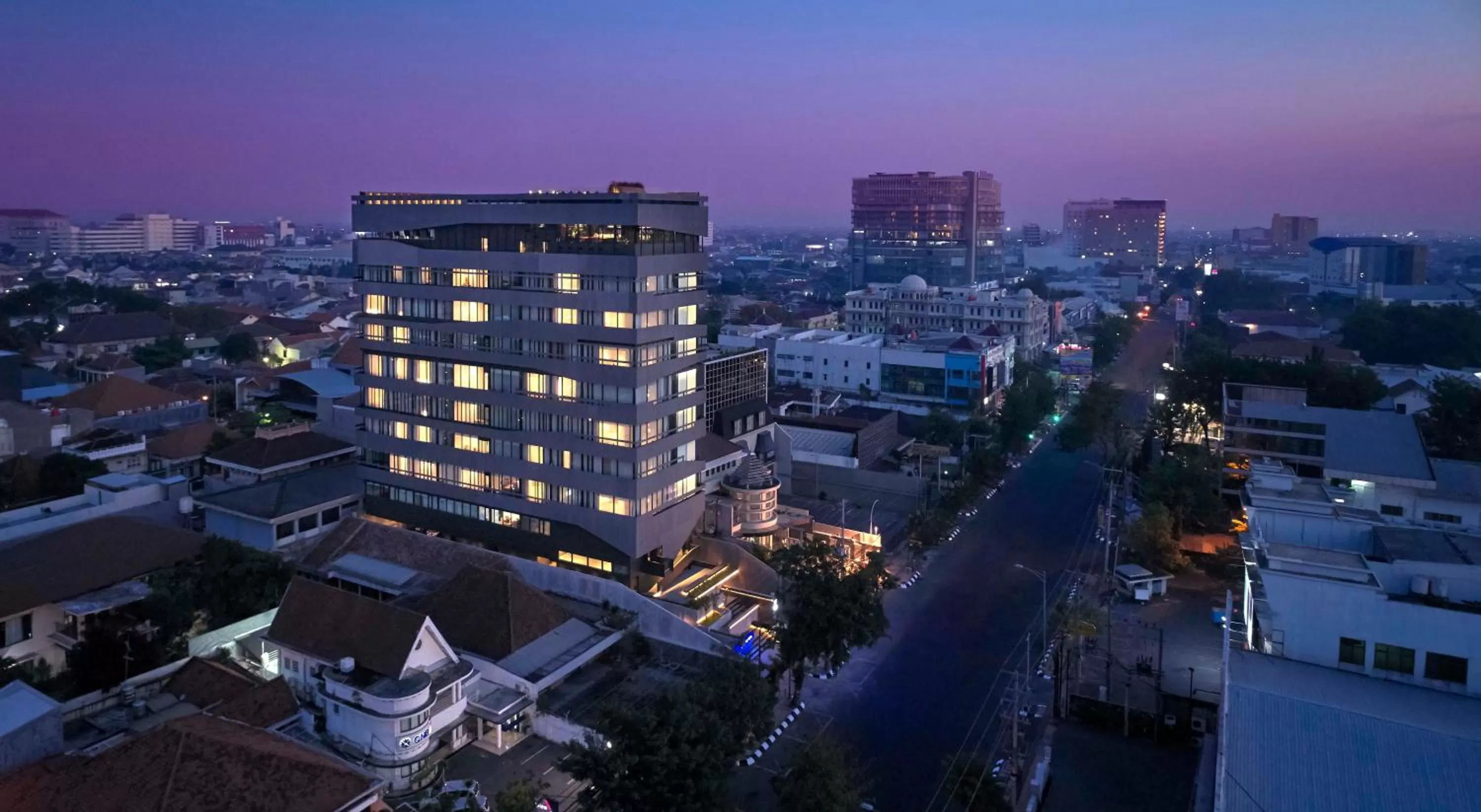 City view in ARTOTEL Gajahmada Semarang