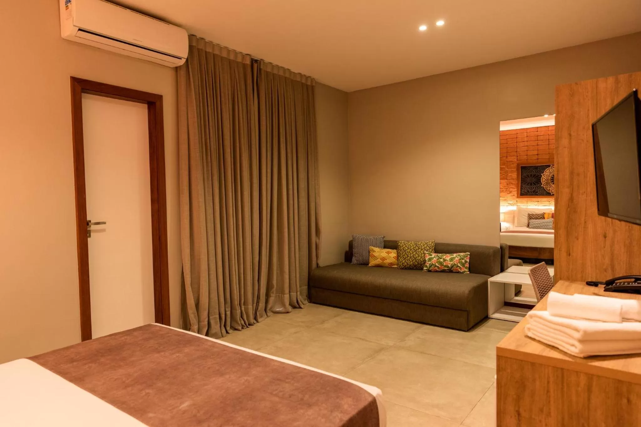 Bed in Bravo Pousada Design