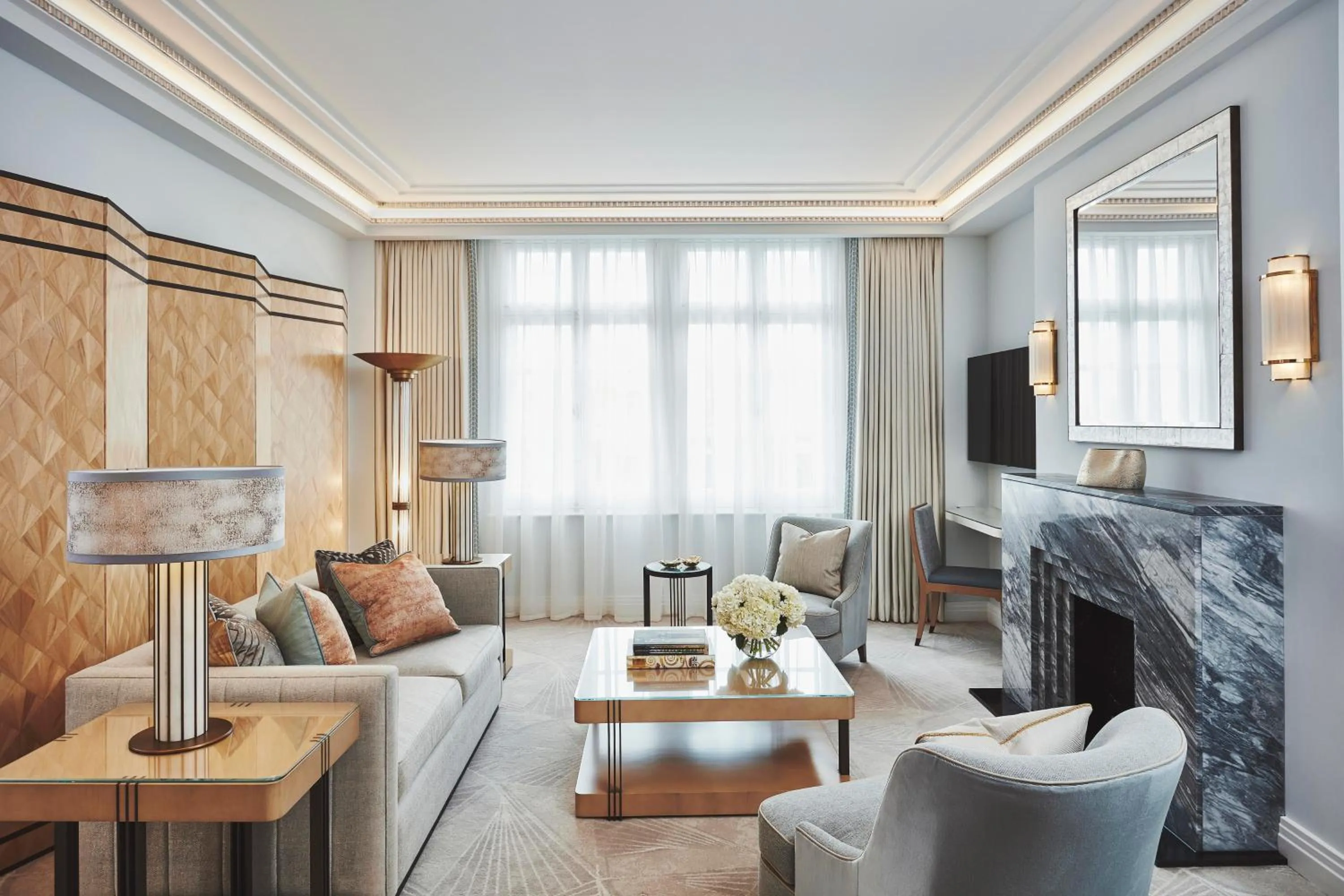 Living room in Claridge's, Maybourne