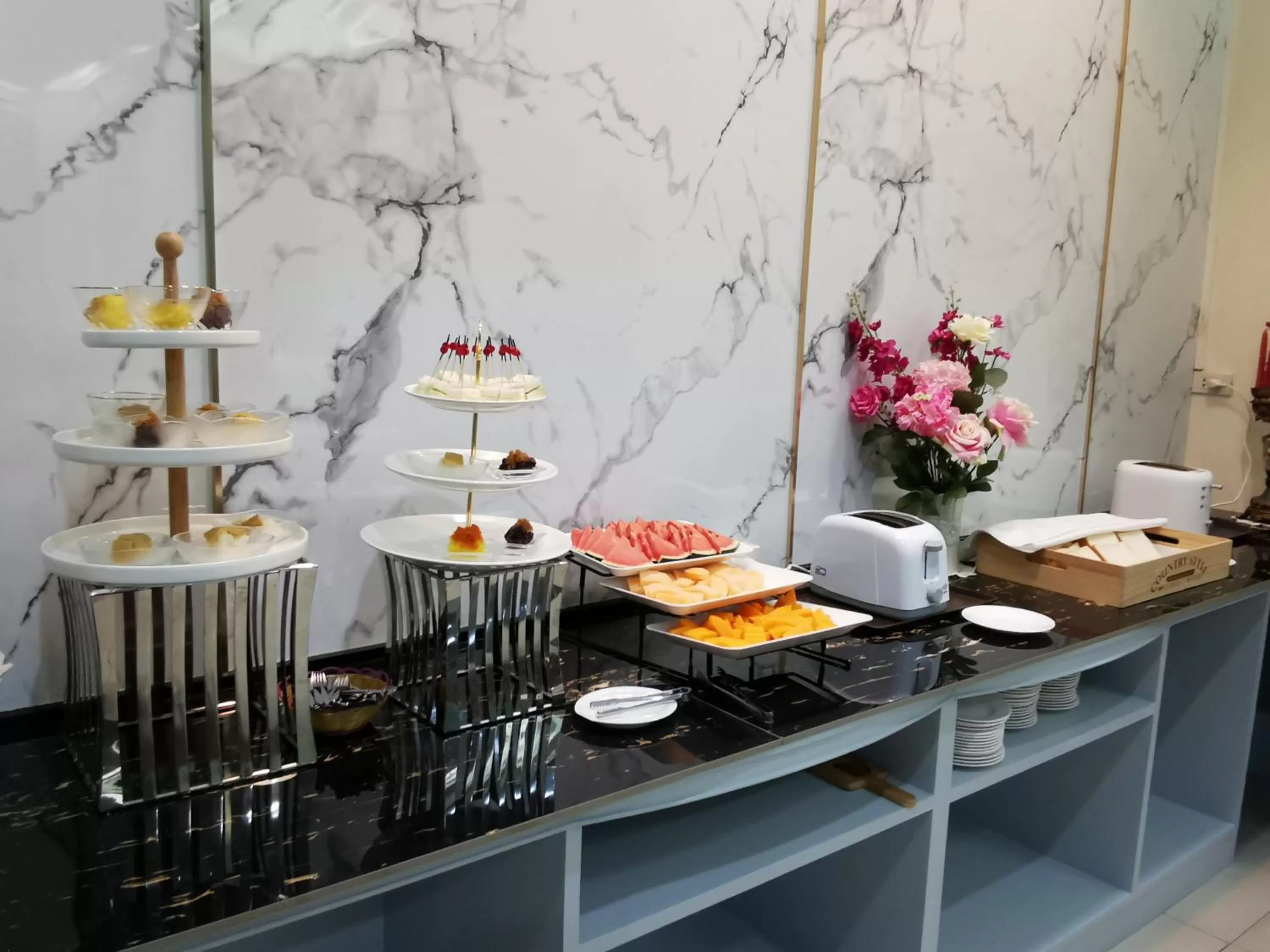 Buffet breakfast in Morakot Twin Chumphon