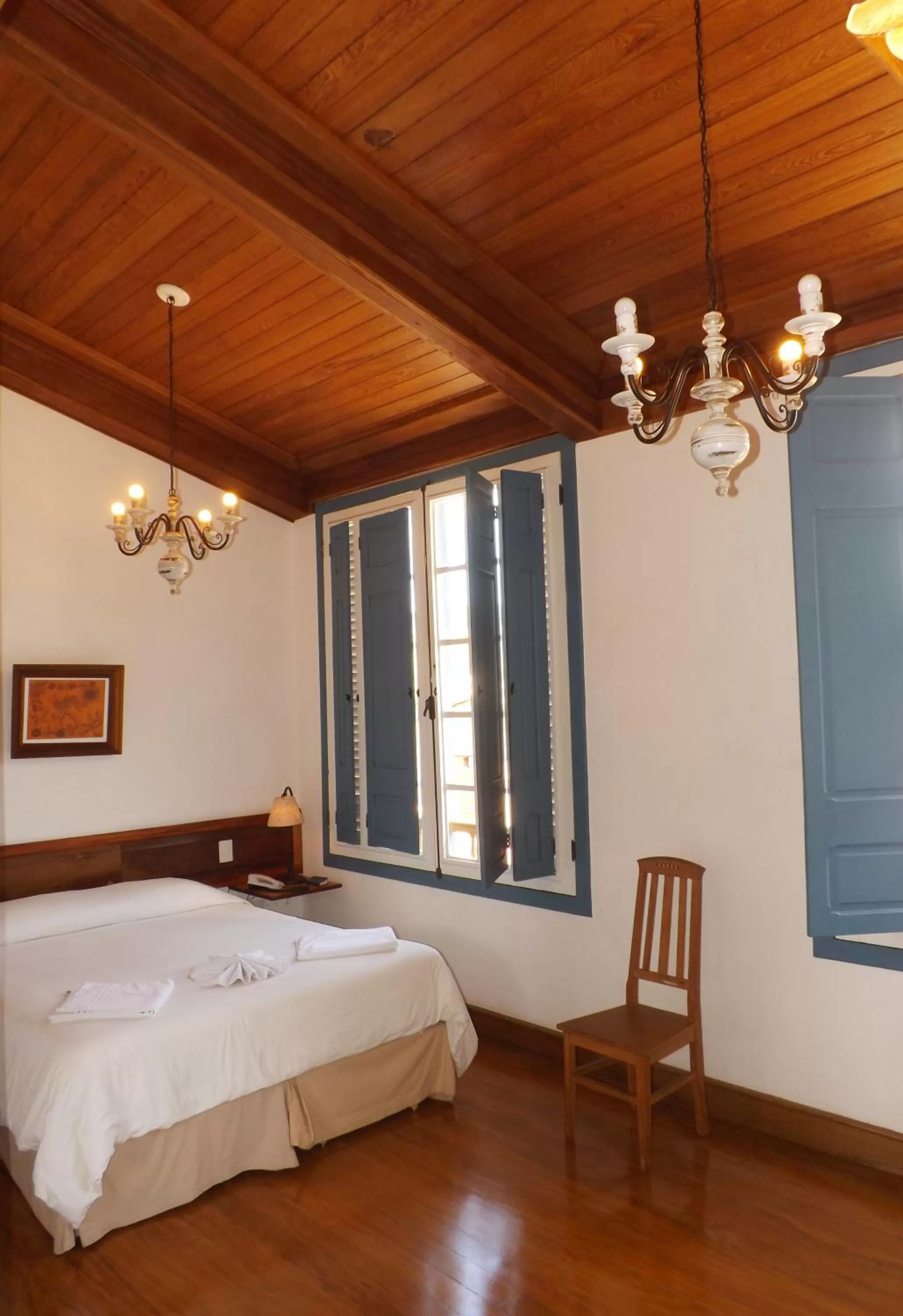 Pool view, Bed in Hotel Solar de Maria