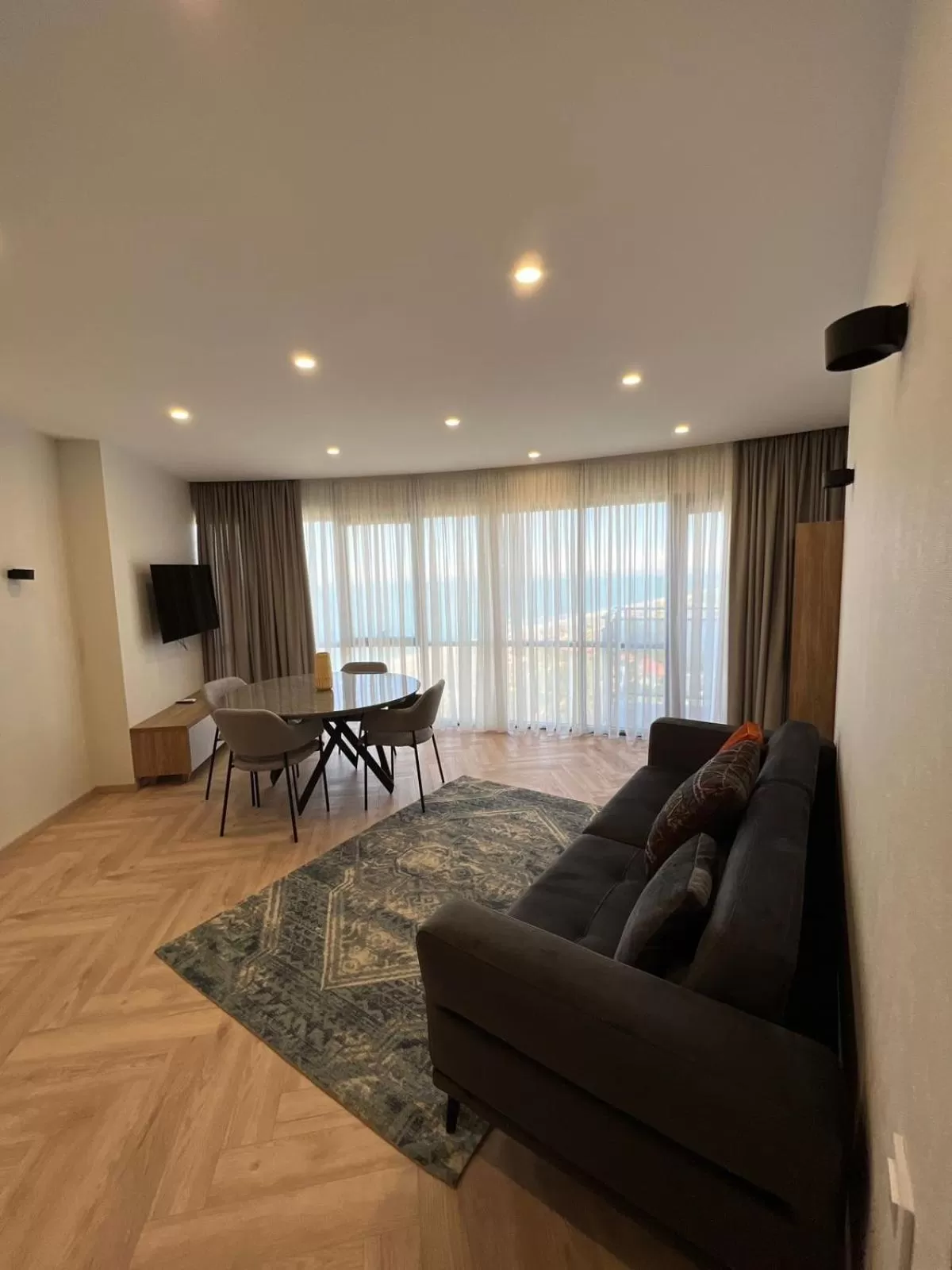 Dining area, Seating Area in Aparthotel Holiday Lux Batumi