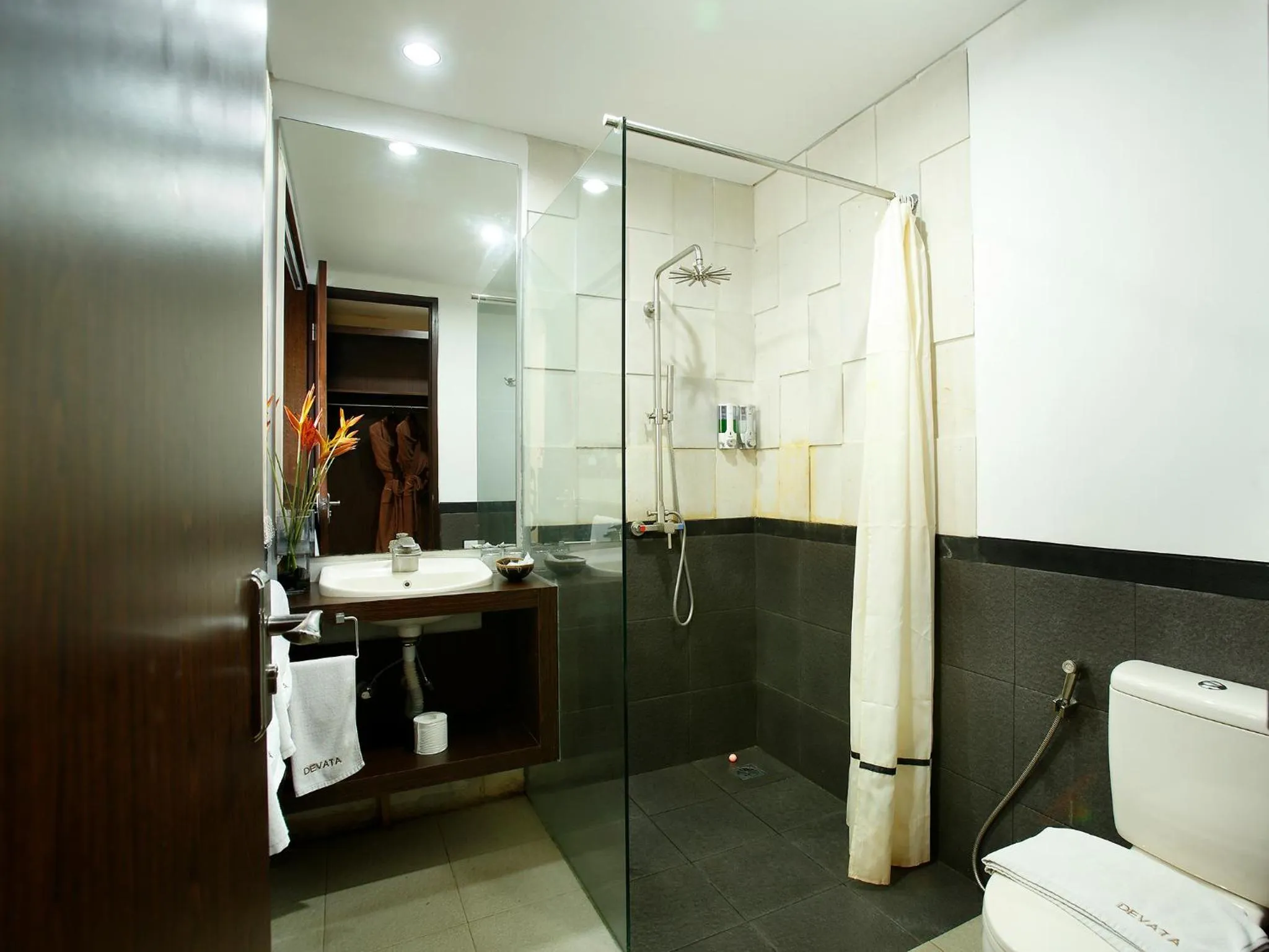 Bathroom in Devata Suites and Residence