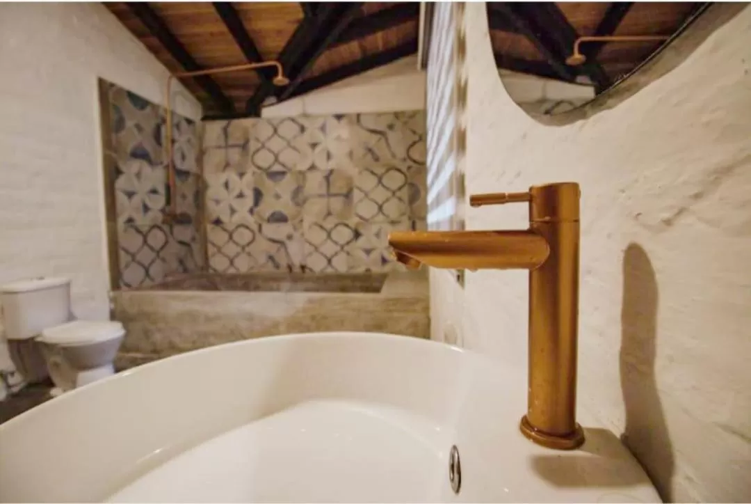 Bathroom in Rústic Hotel Quinta La Aurora