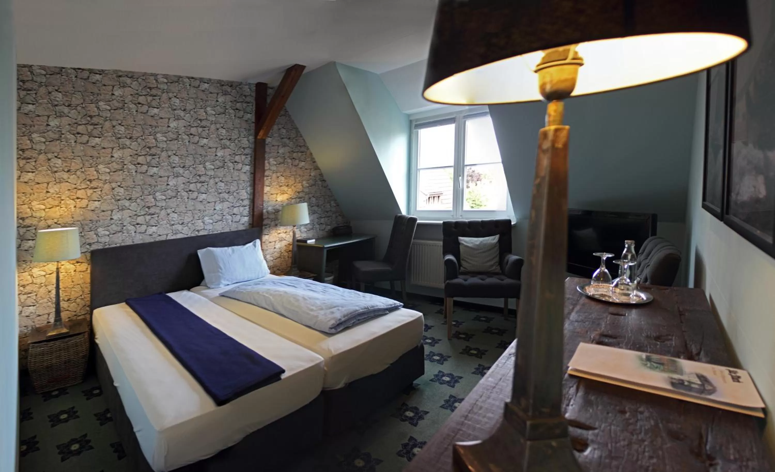 Photo of the whole room, Bed in Hotel Alte Mark