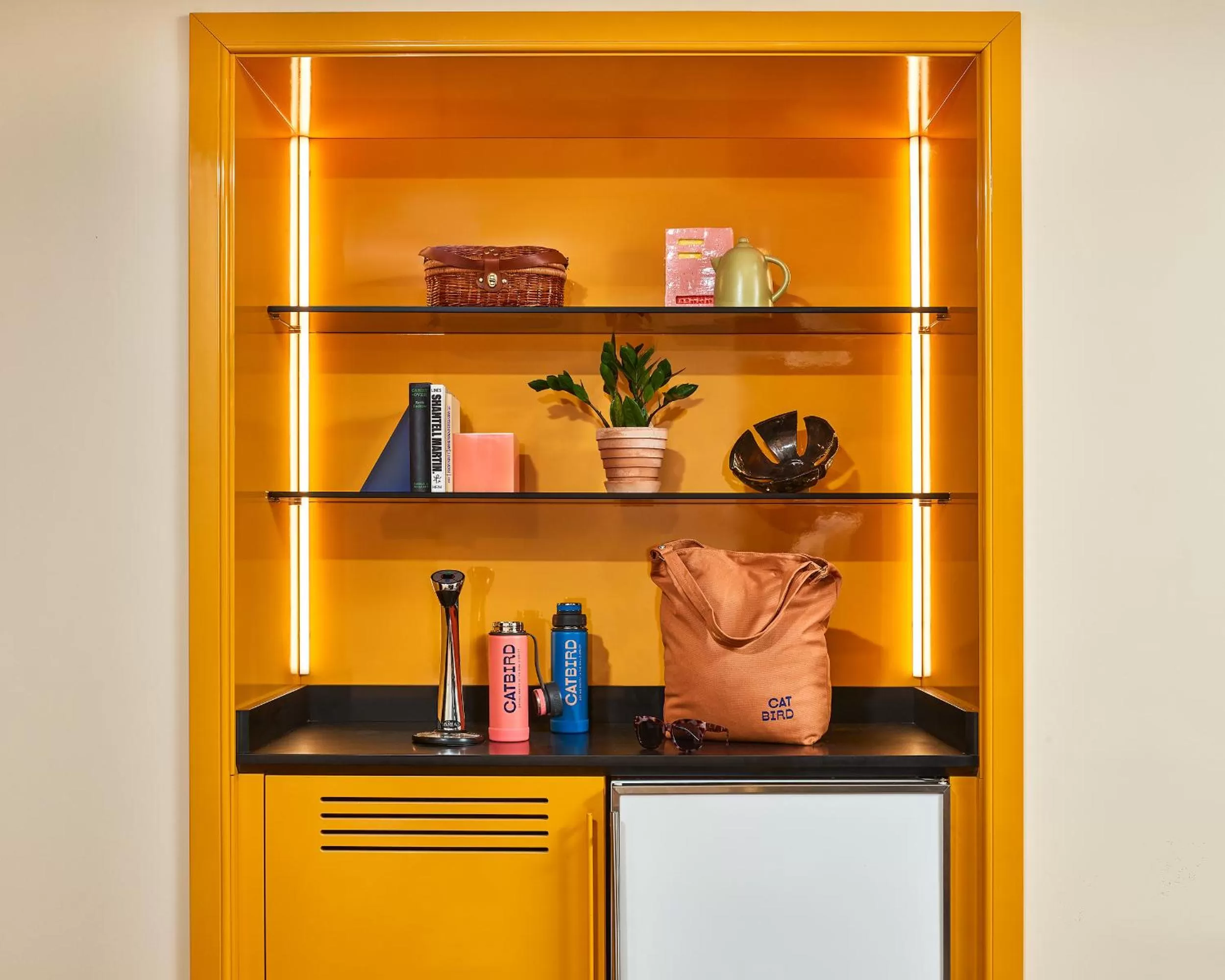 Decorative detail in Catbird Hotel