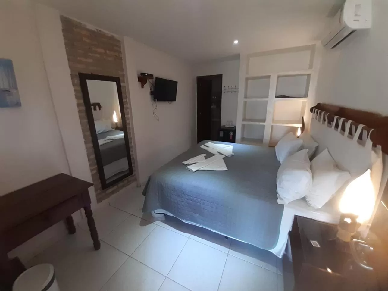 Bed in Pousada Recanto da Praia