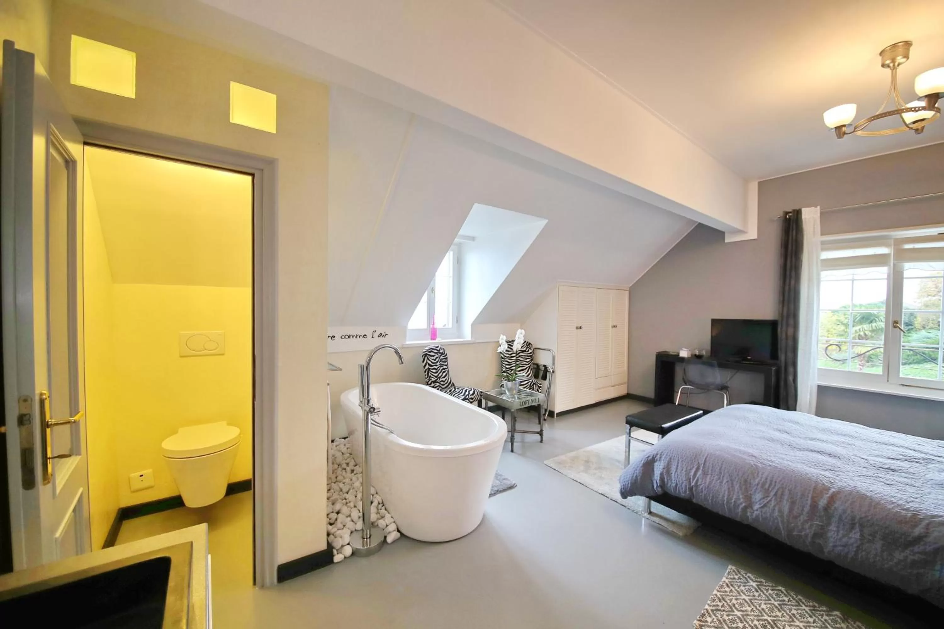 Bathroom in B&B Corseaux Beach & Riviera Beach