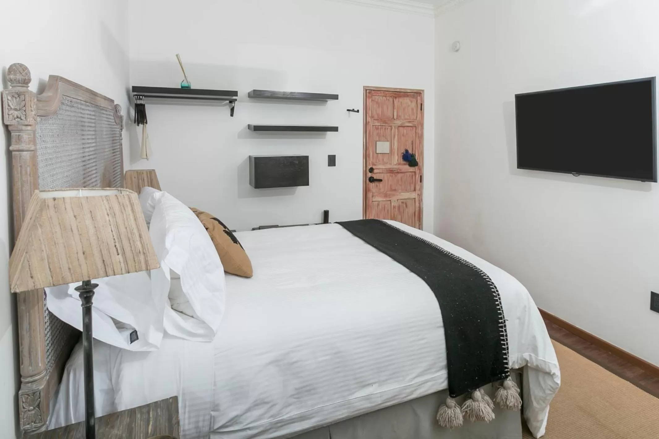 Bed in Orchid House Mexico City