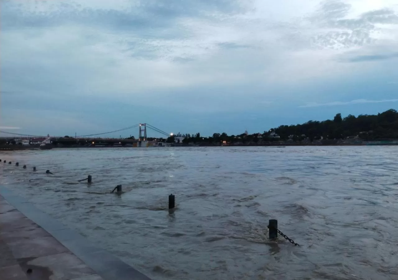 River view in Vedic Dham Ganga