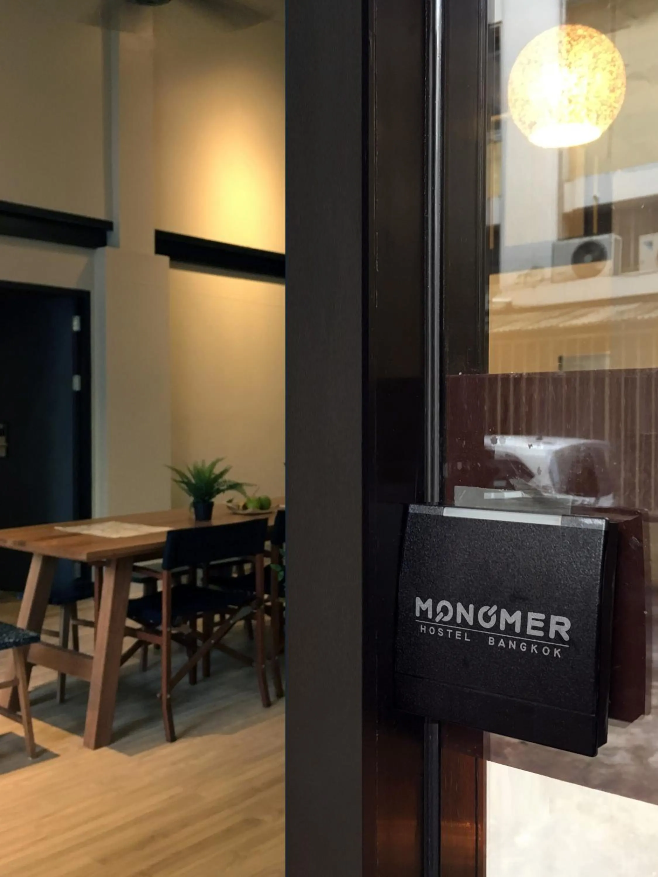 Facade/entrance in Monomer Hostel Bangkok