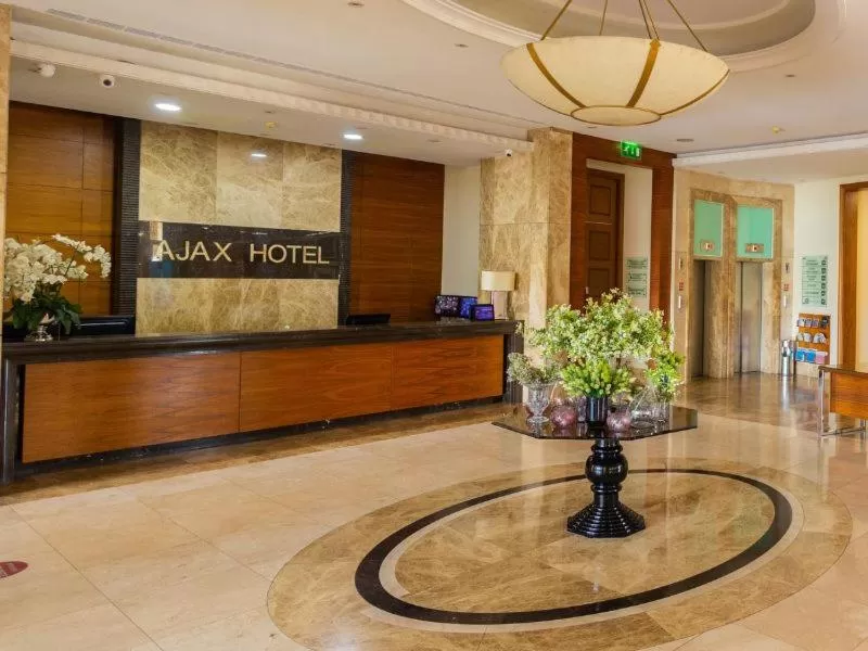 Lobby or reception in Ajax Hotel