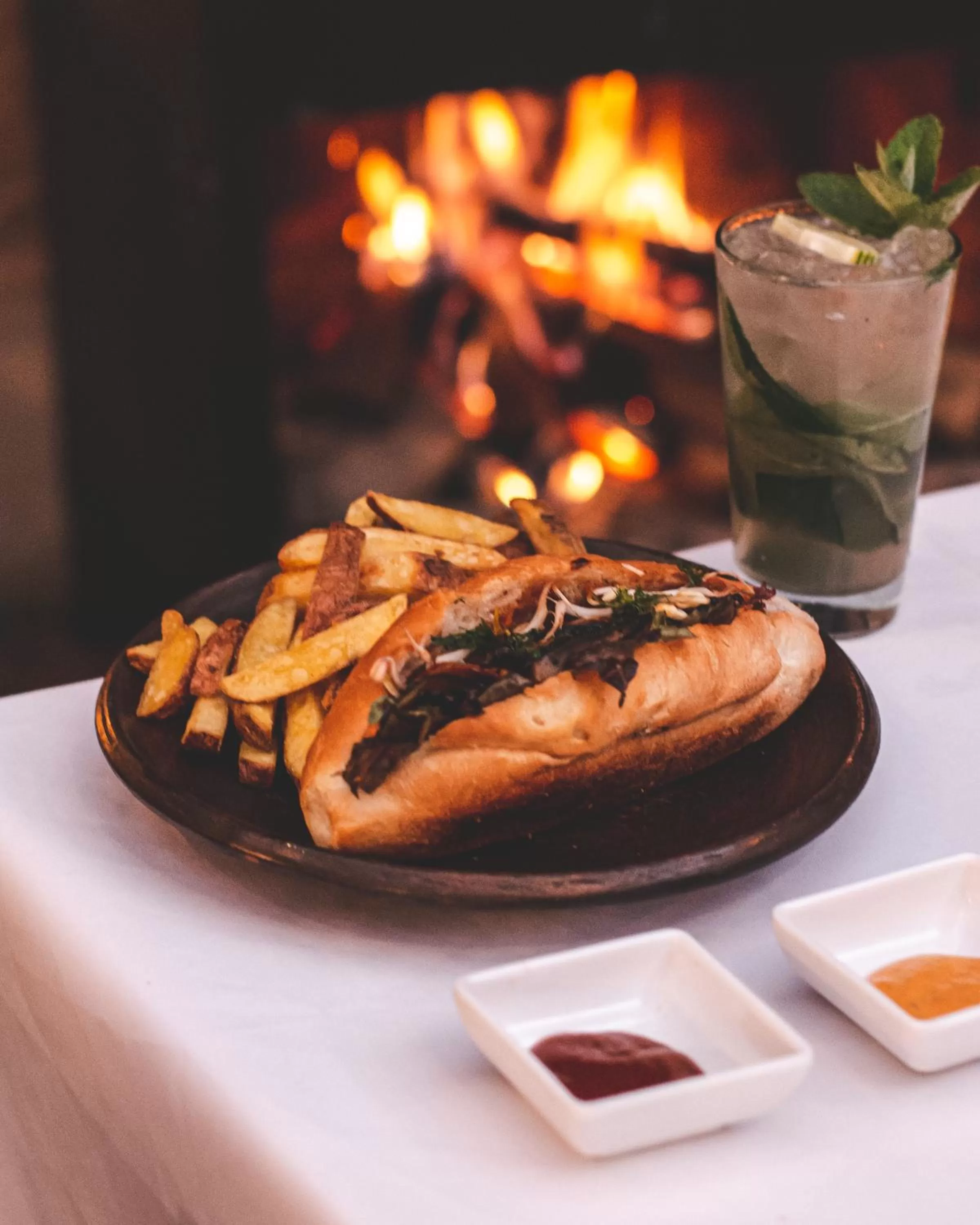 Food in Hotel Casa Merced