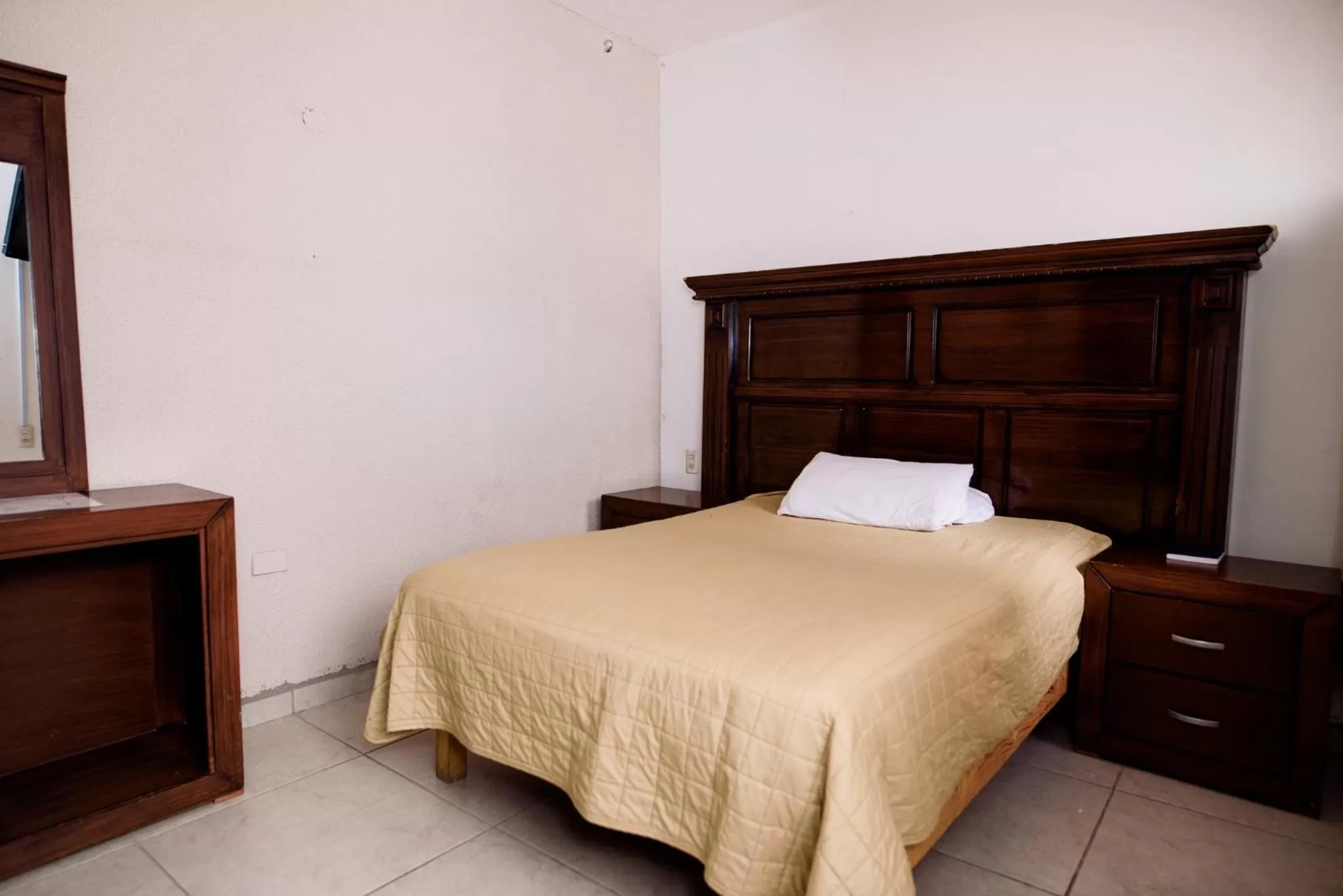 Bed in Hotel María Elena