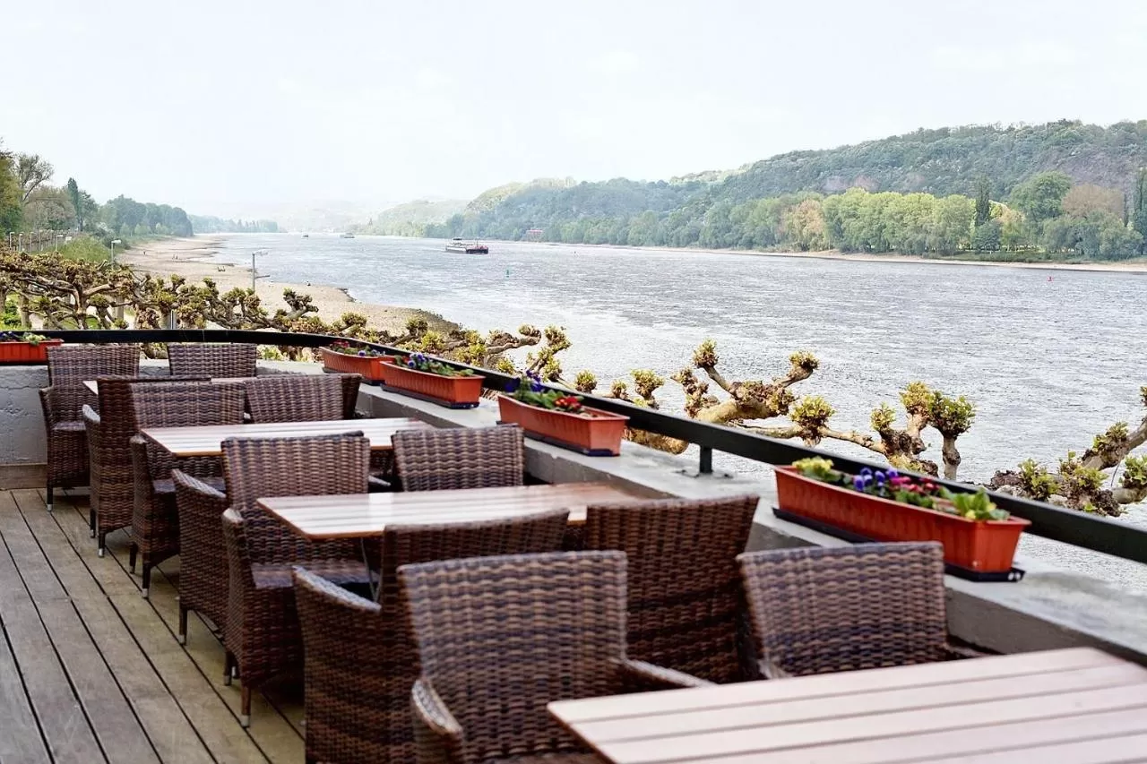 Balcony/Terrace in Rheinhotel Vier Jahreszeiten Bad Breisig