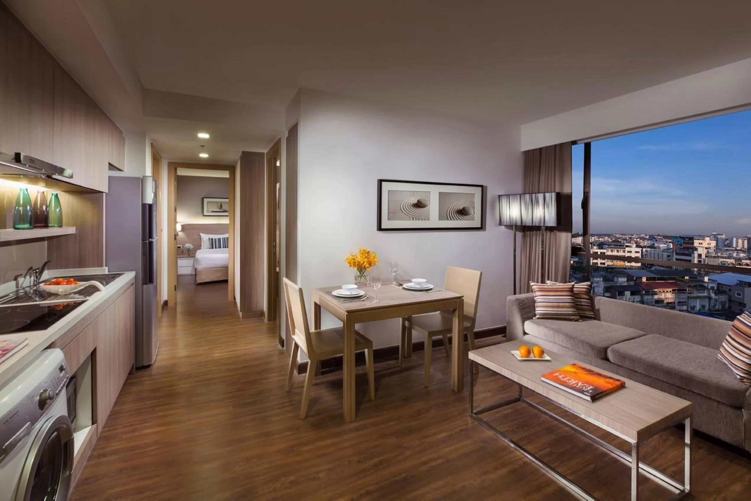 Living room in Citadines Grand Central Sri Racha