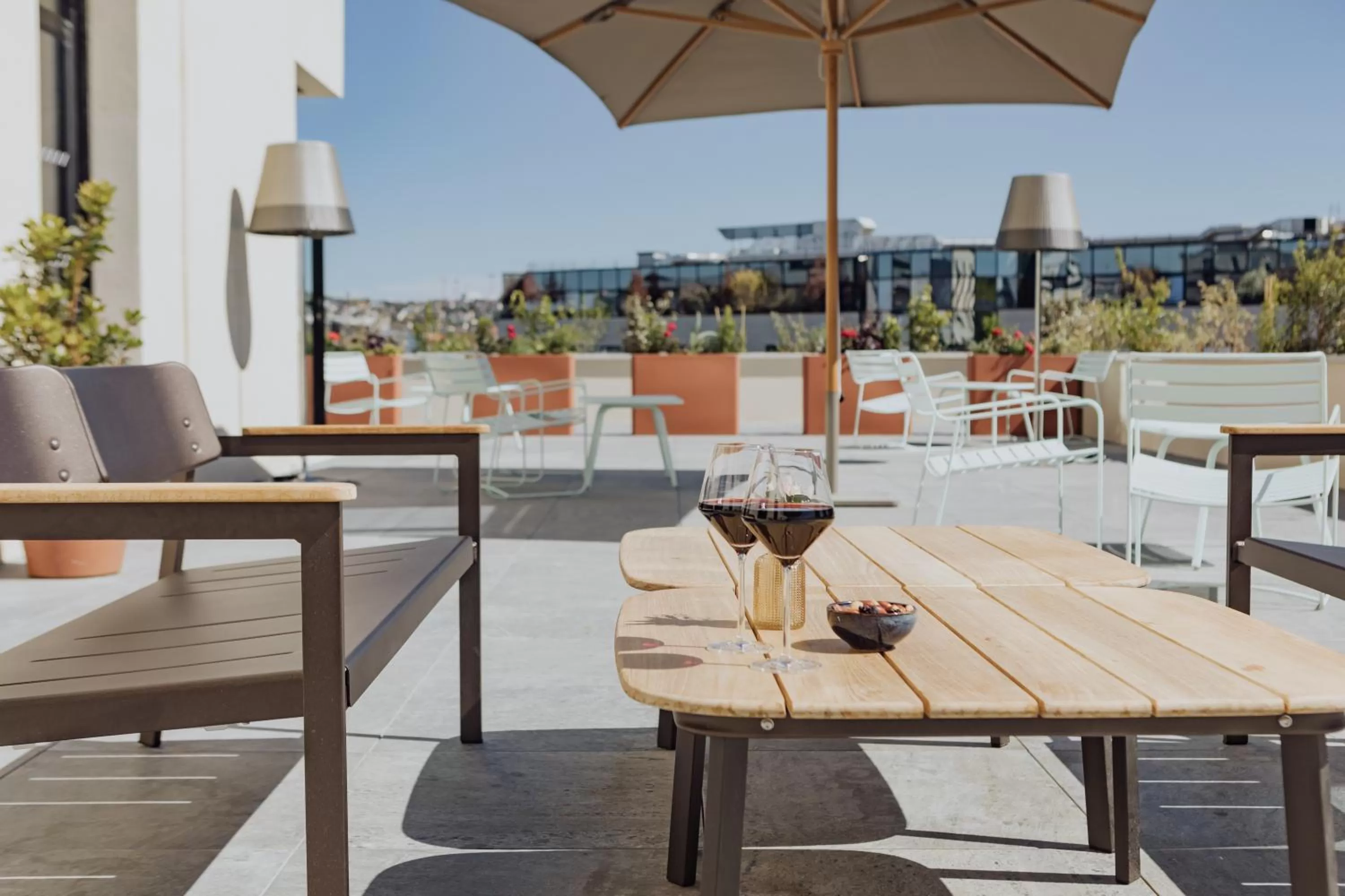 Patio in OKKO Hotels Paris Rueil-Malmaison