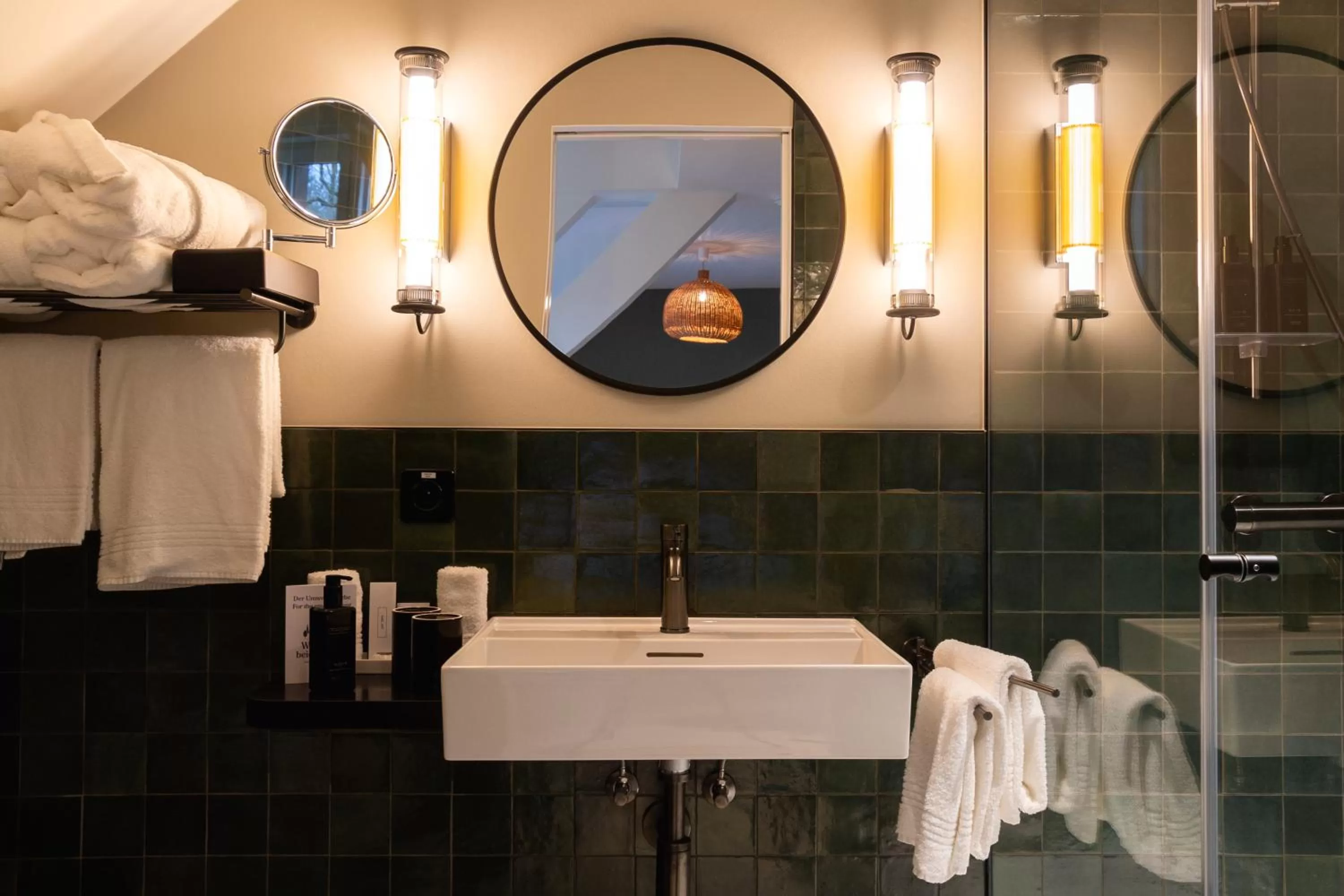 Bathroom in Boutique Hotel Waldhaus beider Basel