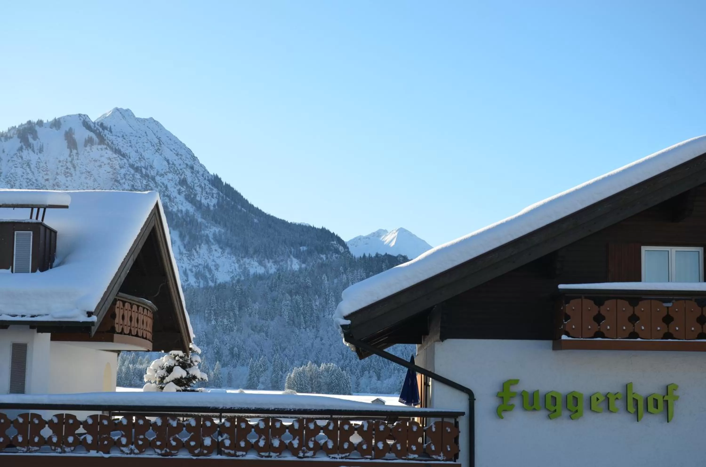 Natural landscape, Winter in Hotel Cafe Fuggerhof