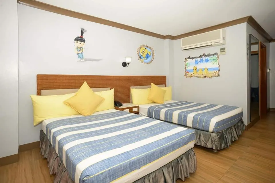 Bed in The Golden Pine Hotel