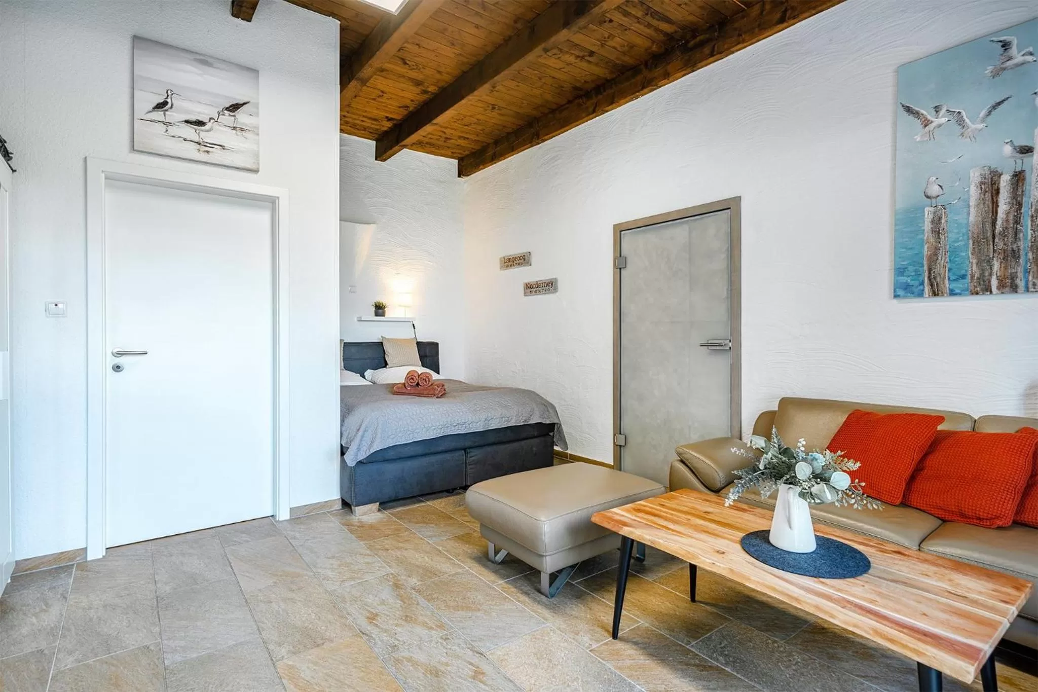 Bed in Villa Moorstern