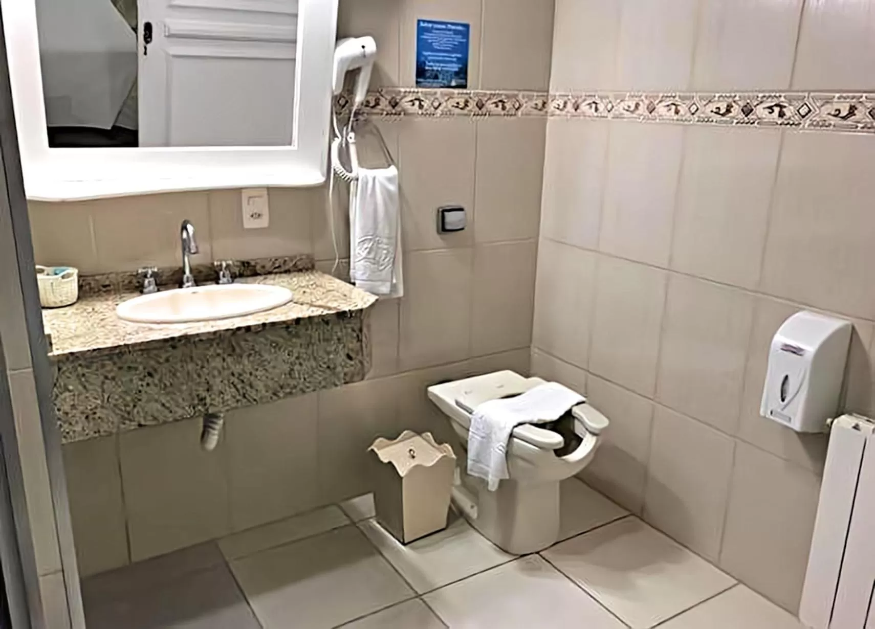 Bathroom in Pousada dos Anjos