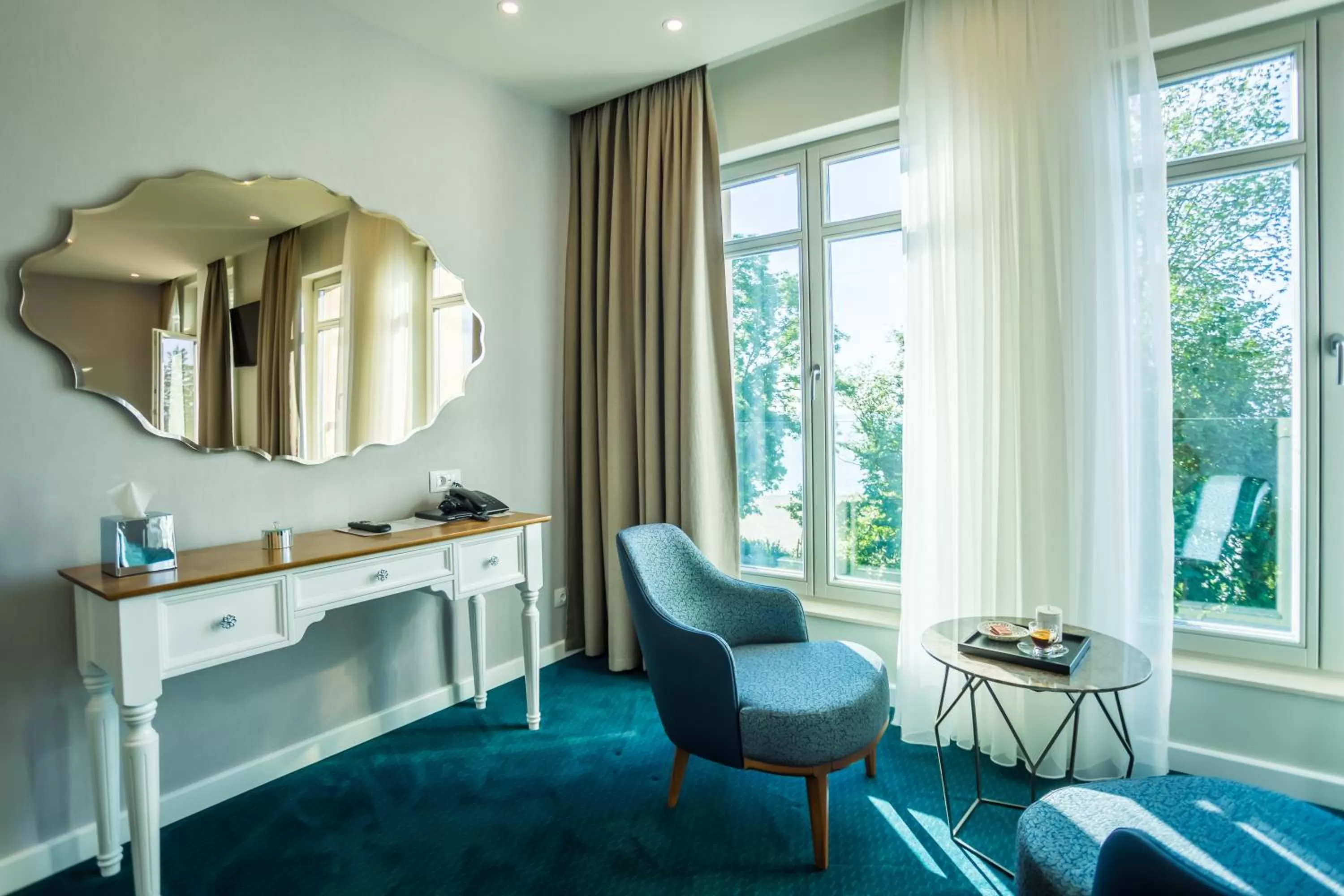 Seating area in Hotel Residence Promenade