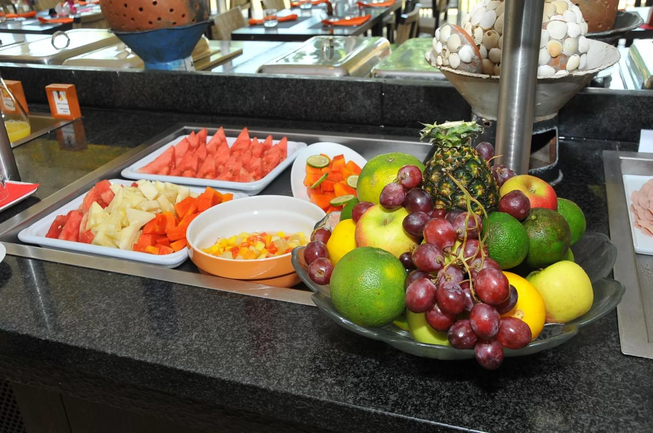 Buffet breakfast in Ibis Cotonou