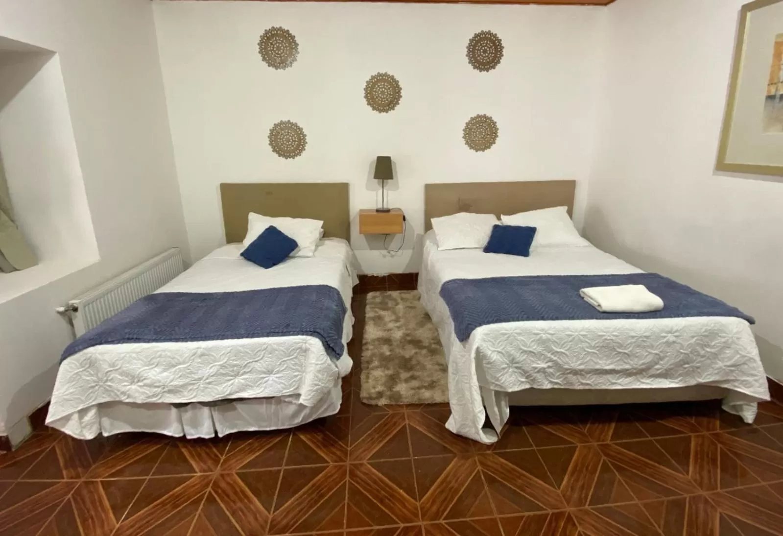 Bed in Hotel Santa María