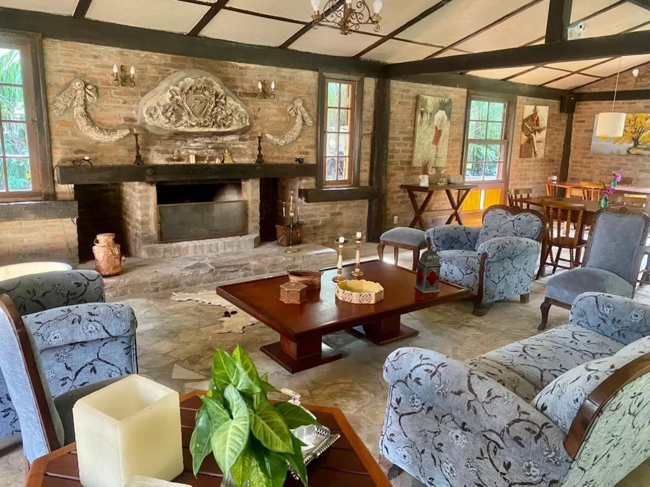 Living room in Hotel Santa Esmeralda