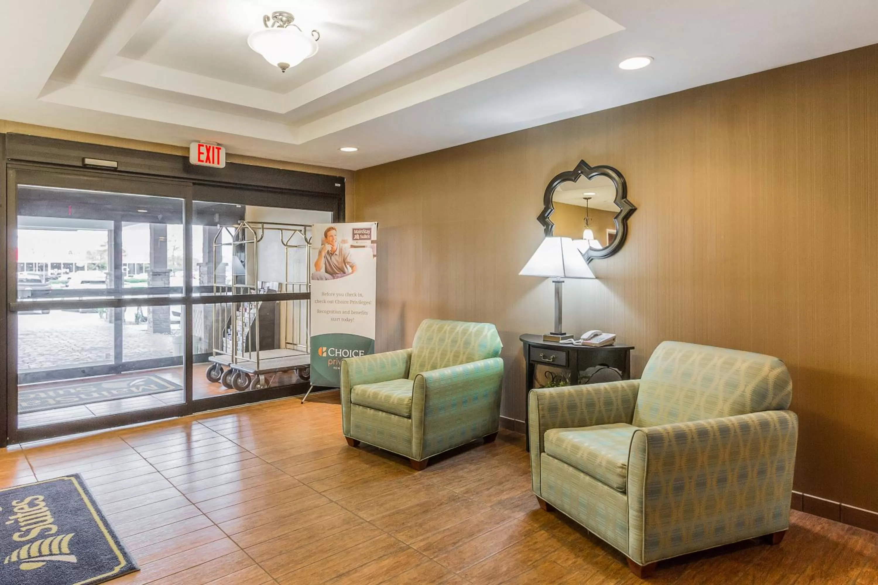 Lobby or reception in MainStay Suites Grand Island
