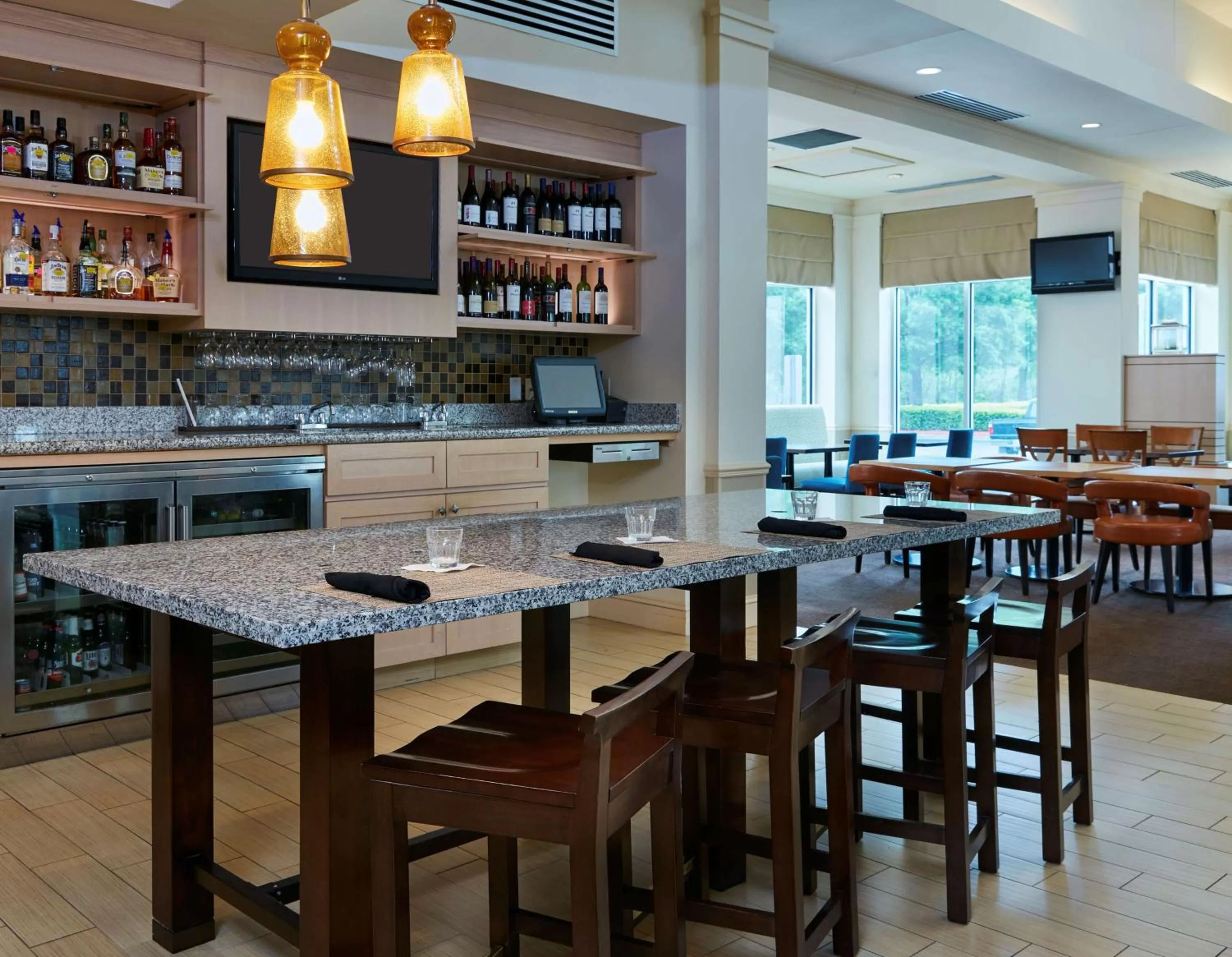 Lounge or bar in Hilton Garden Inn Charlotte Pineville